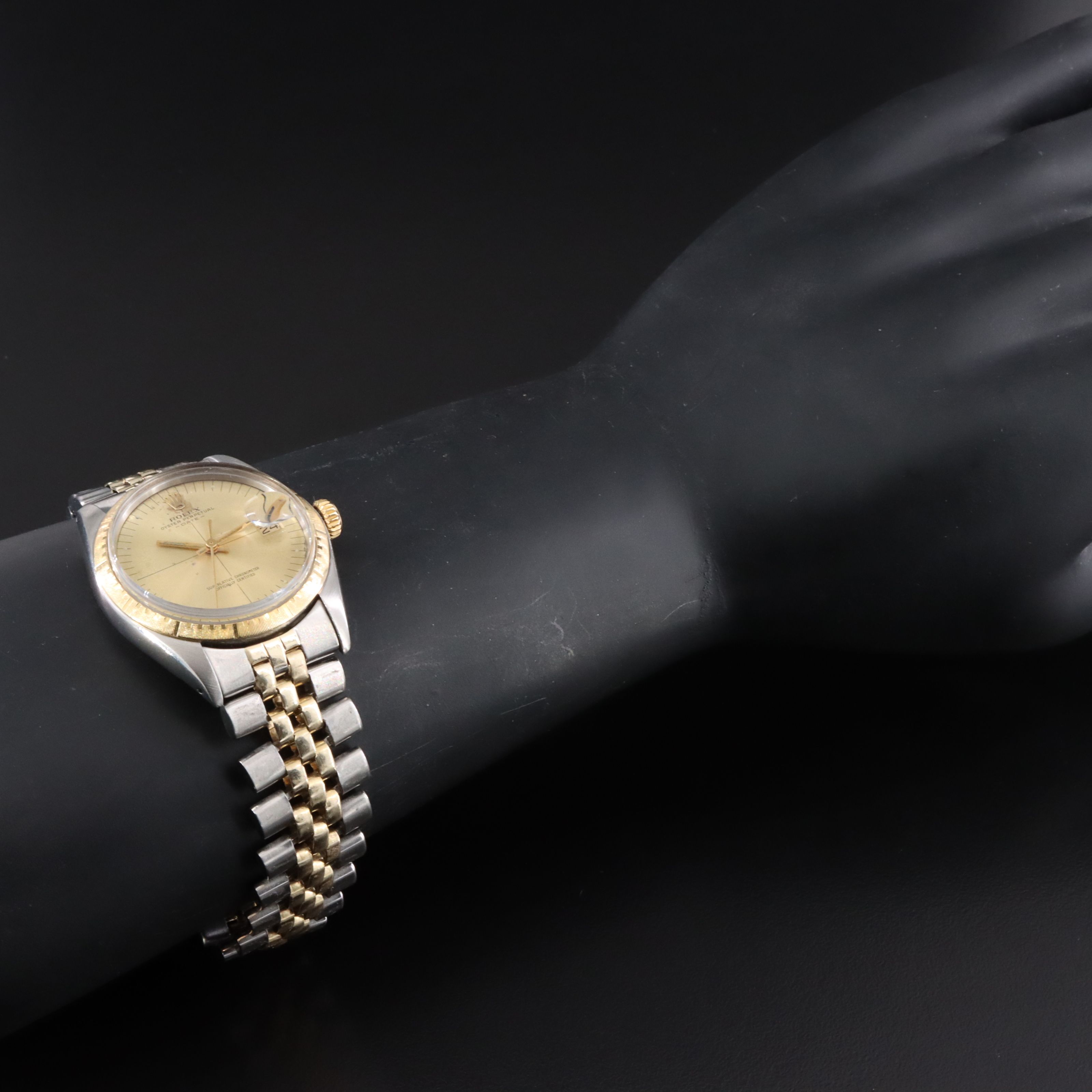 1971 Rolex Two Tone Zephry Dial Model 1512 Watch