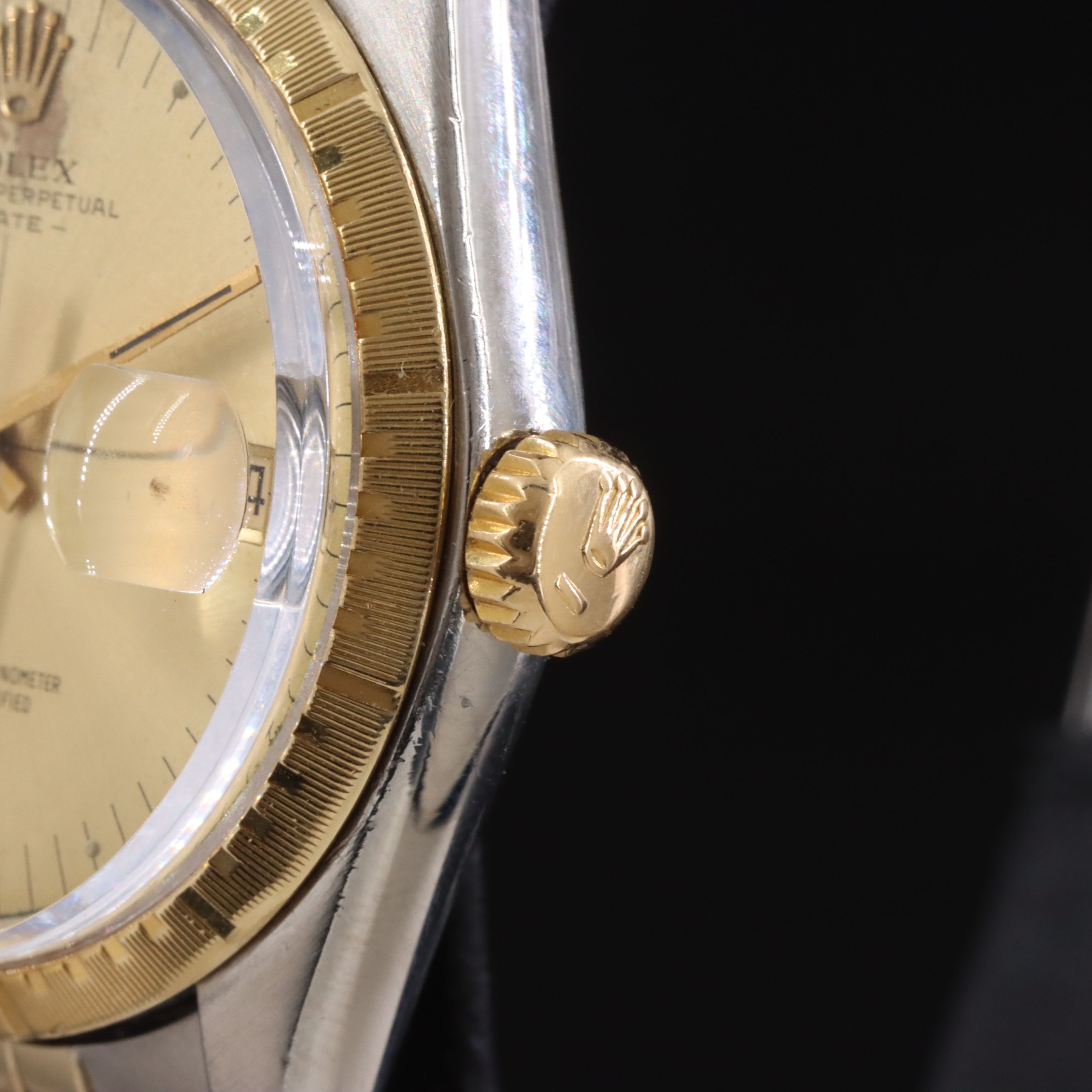 1971 Rolex Two Tone Zephry Dial Model 1512 Watch