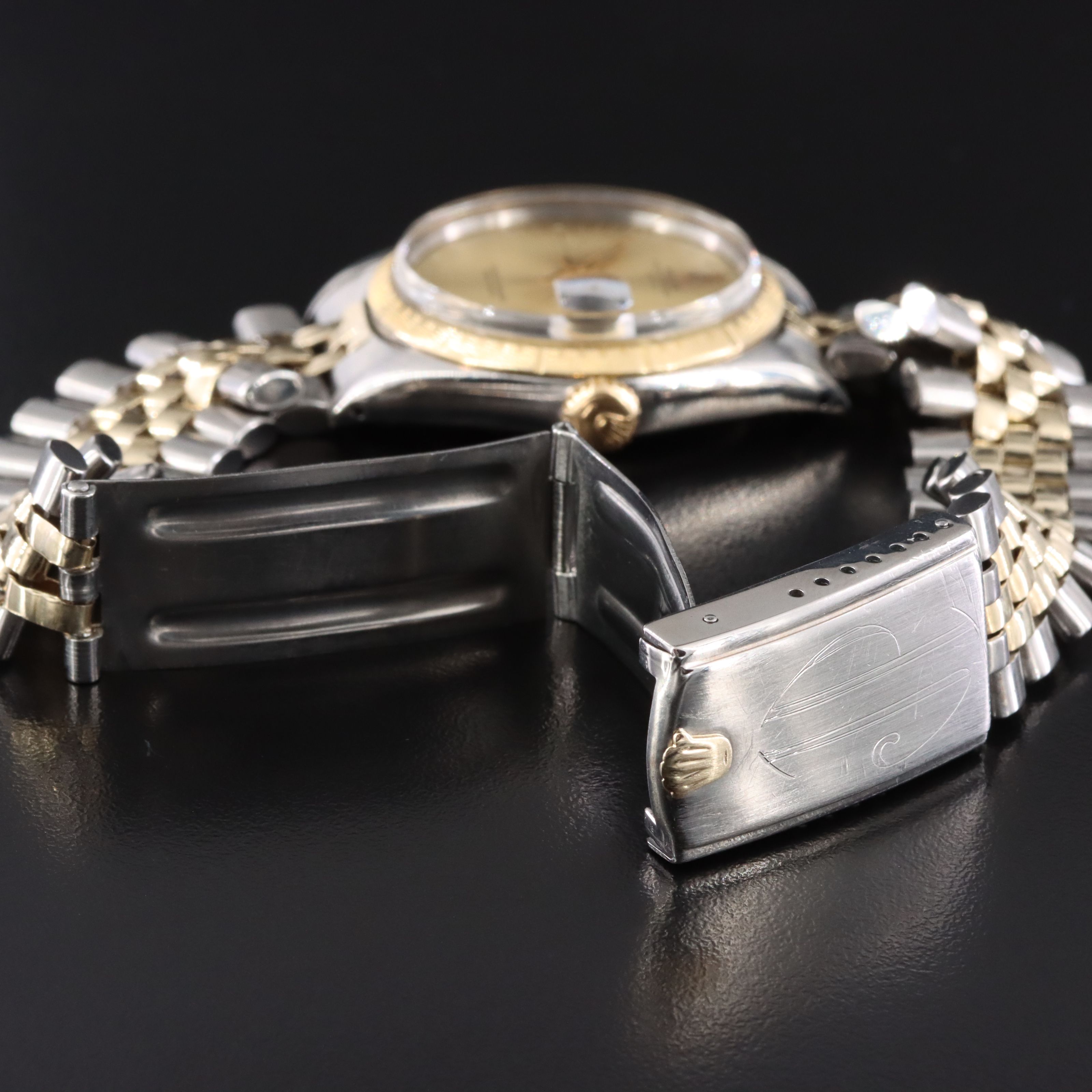 1971 Rolex Two Tone Zephry Dial Model 1512 Watch