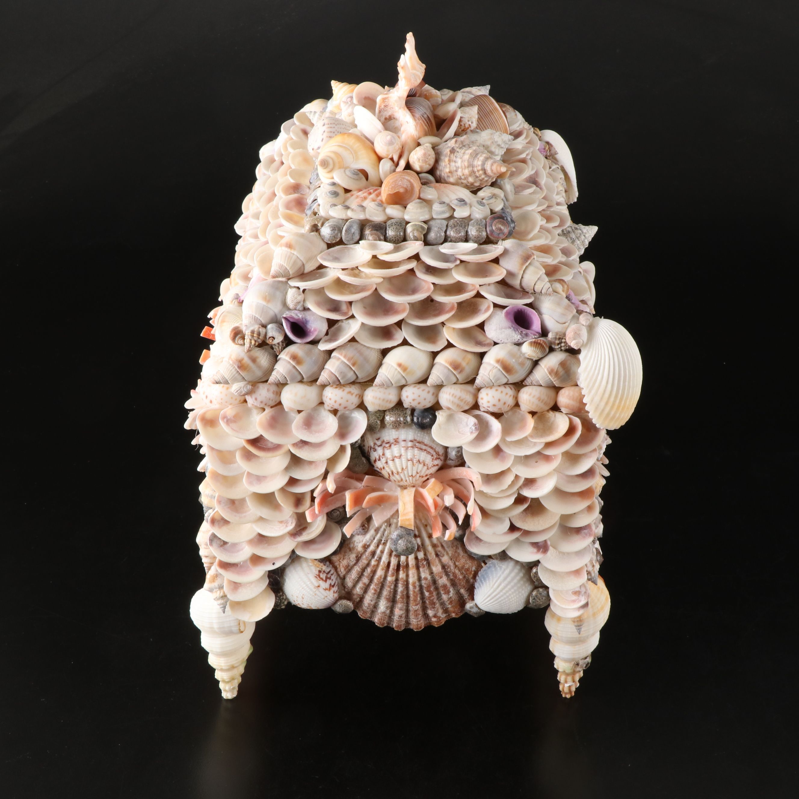 Filipino Handmade Seashell Accent Decorative Box