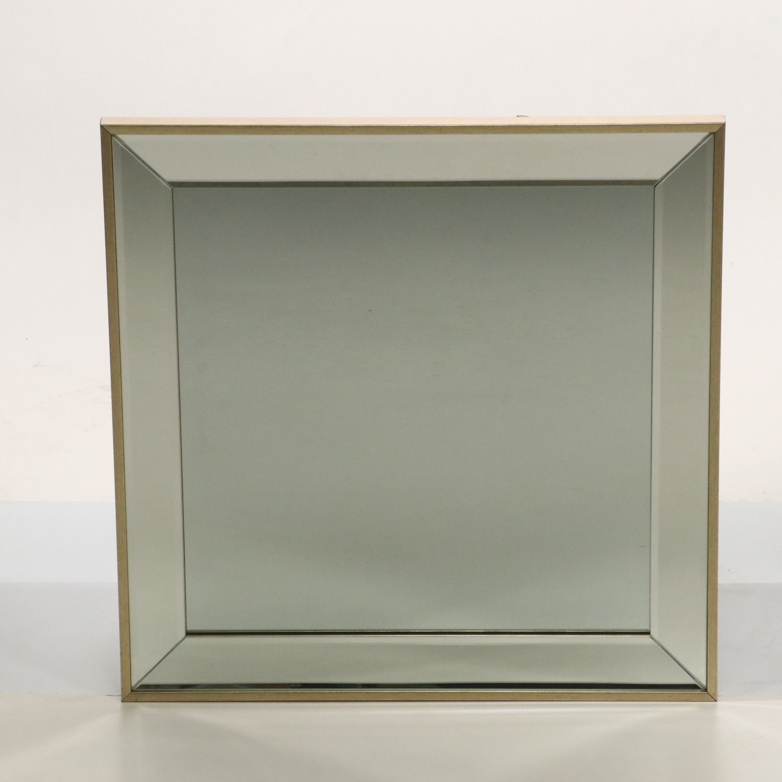 Arhaus Pair of Deco Revival Style Beveled Wall Mirrors