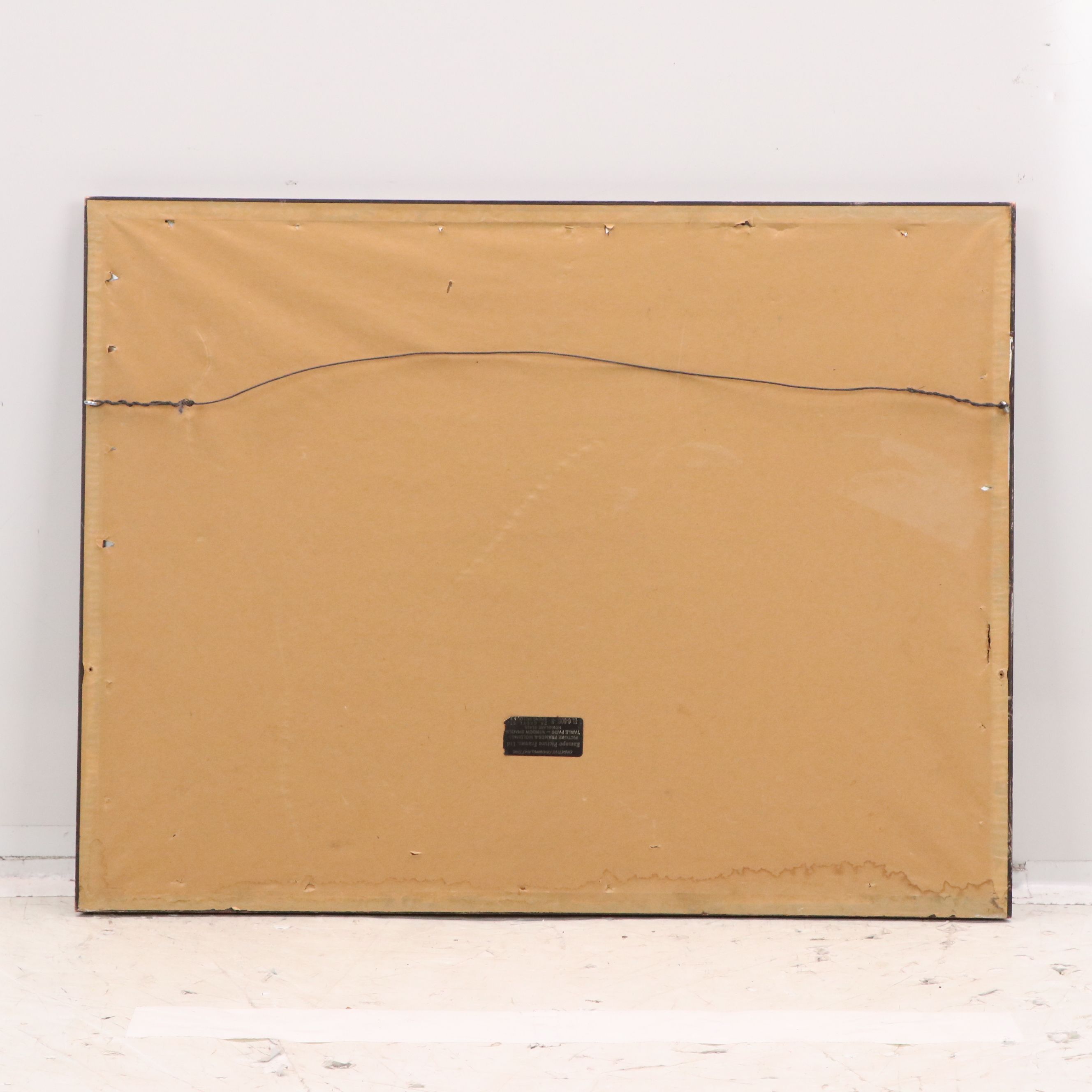 Edward Colker Etching with Aquatint "Haverstraw - Clove Road II," 1961