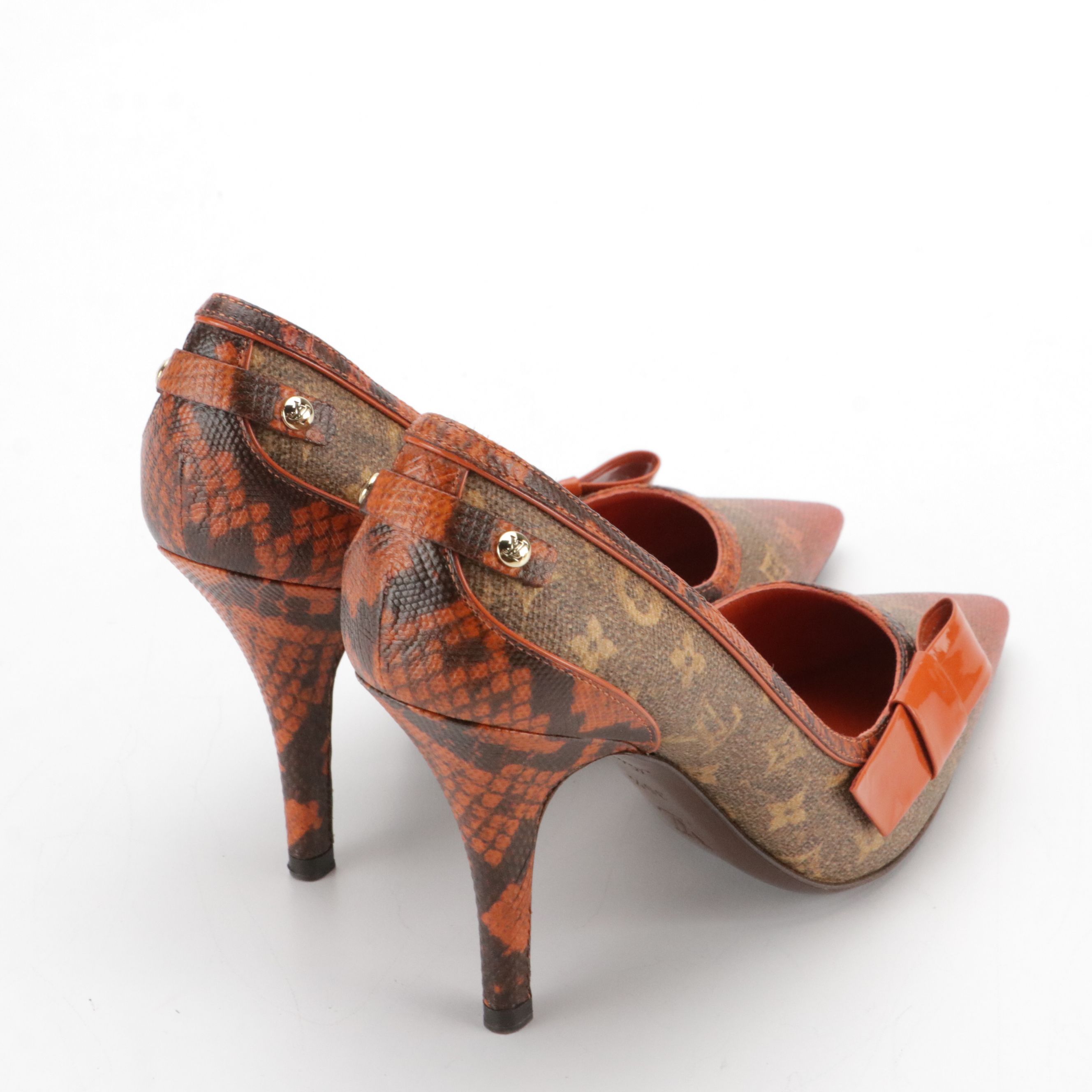 Louis Vuitton Richard Prince Limited Edition Monogram Pulp Heartbreak Pumps