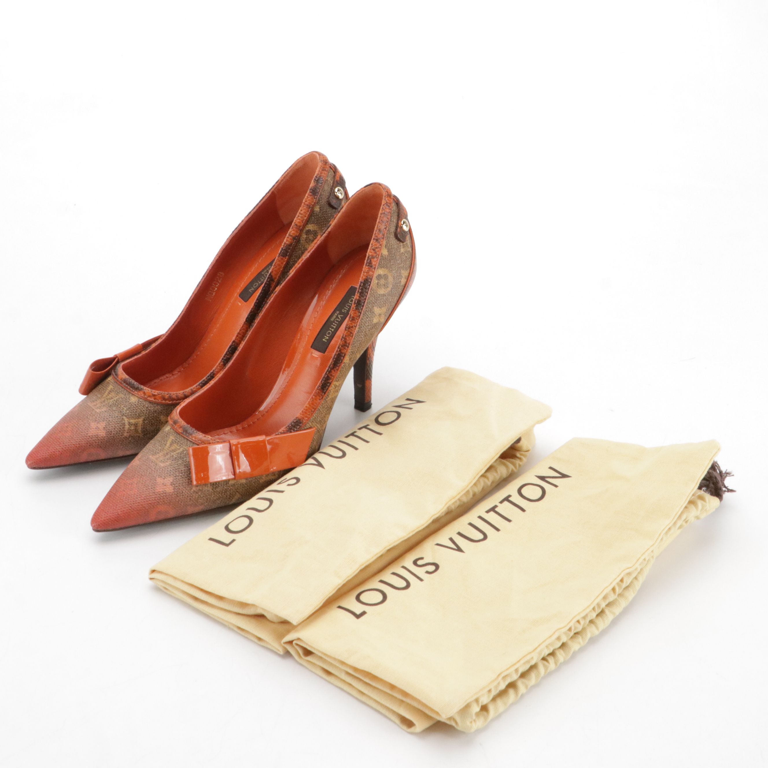 Louis Vuitton Richard Prince Limited Edition Monogram Pulp Heartbreak Pumps