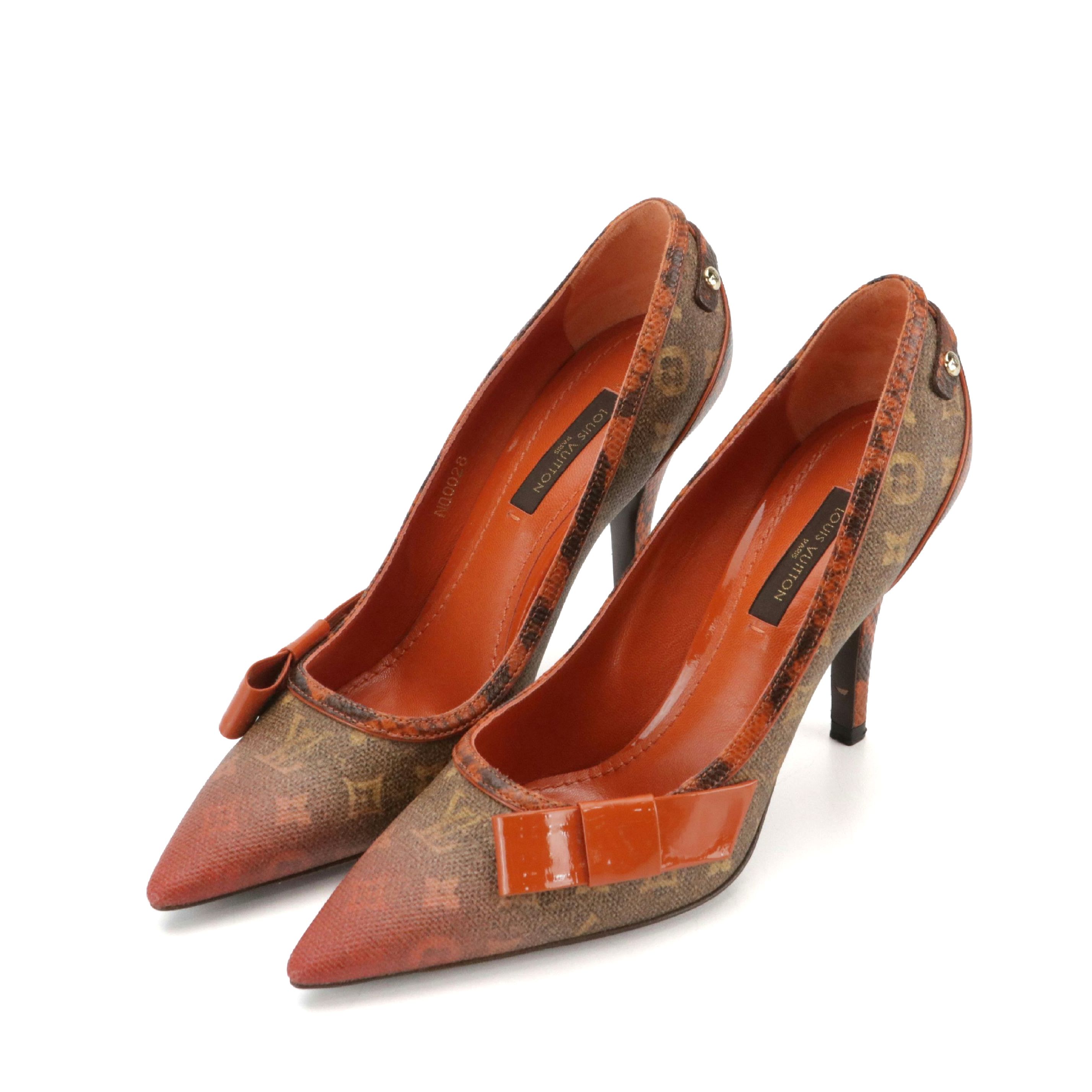 Louis Vuitton Richard Prince Limited Edition Monogram Pulp Heartbreak Pumps