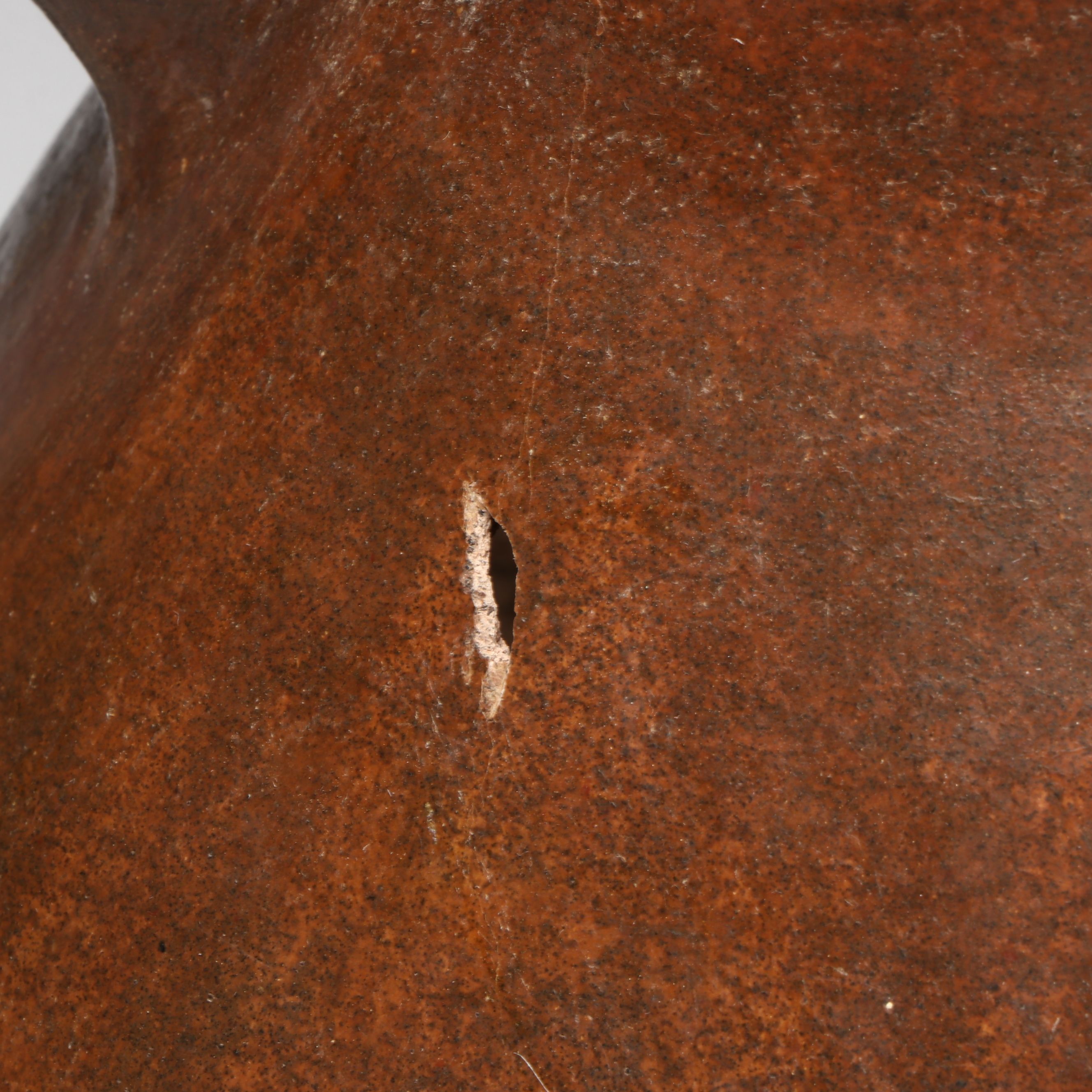 Jimmy Wilson Diné Navajo Double Handled Earthenware Vessel, Late 20th C.