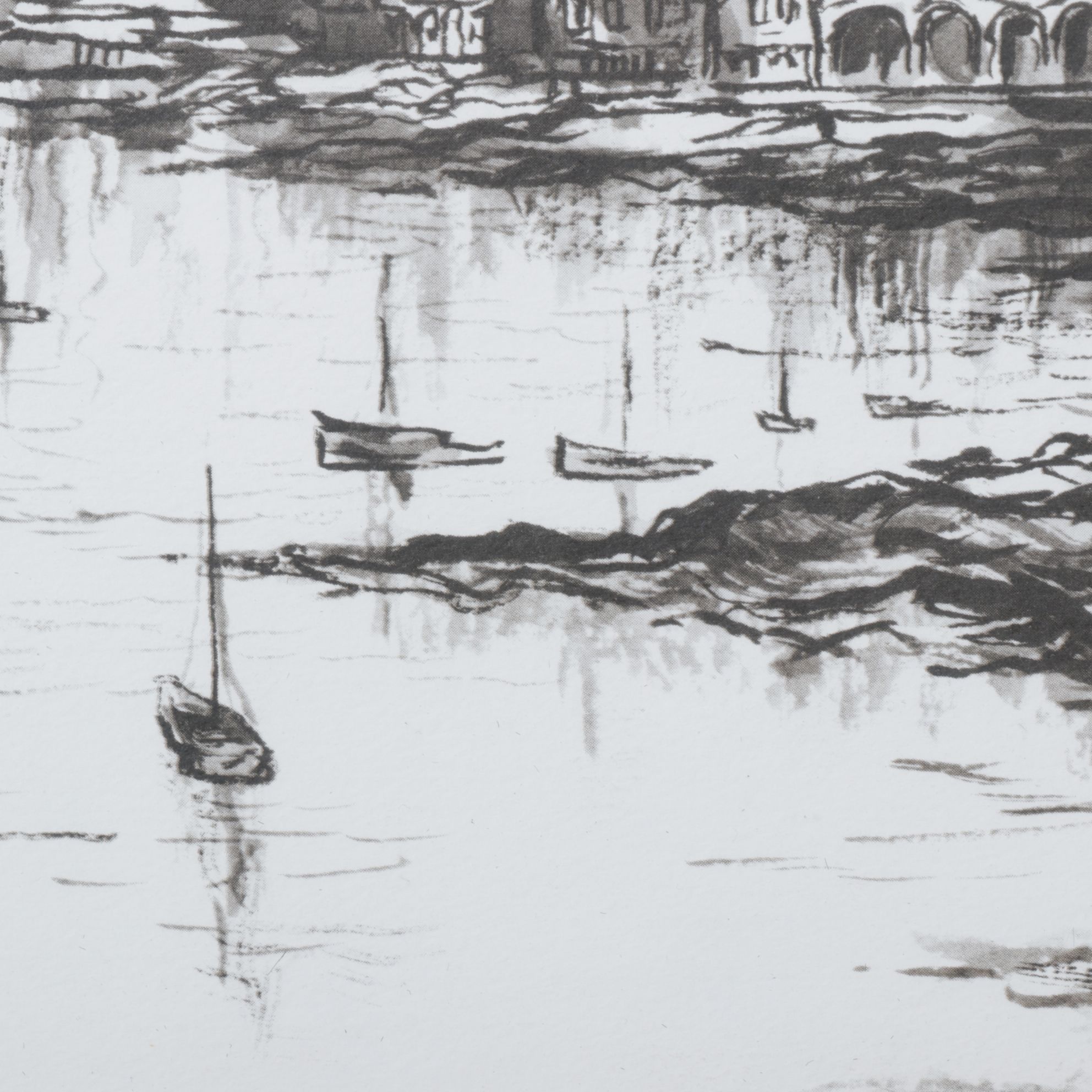 Robert Fabe Offset Lithograph "Dubrovnik", Late 20th to Early 21st Century