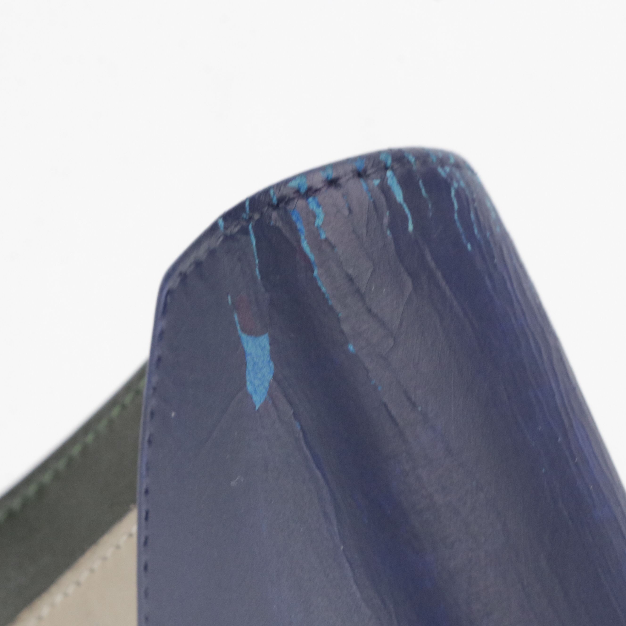 Céline Compact Envelope Flap Trifold Wallet in Color-Block Leather