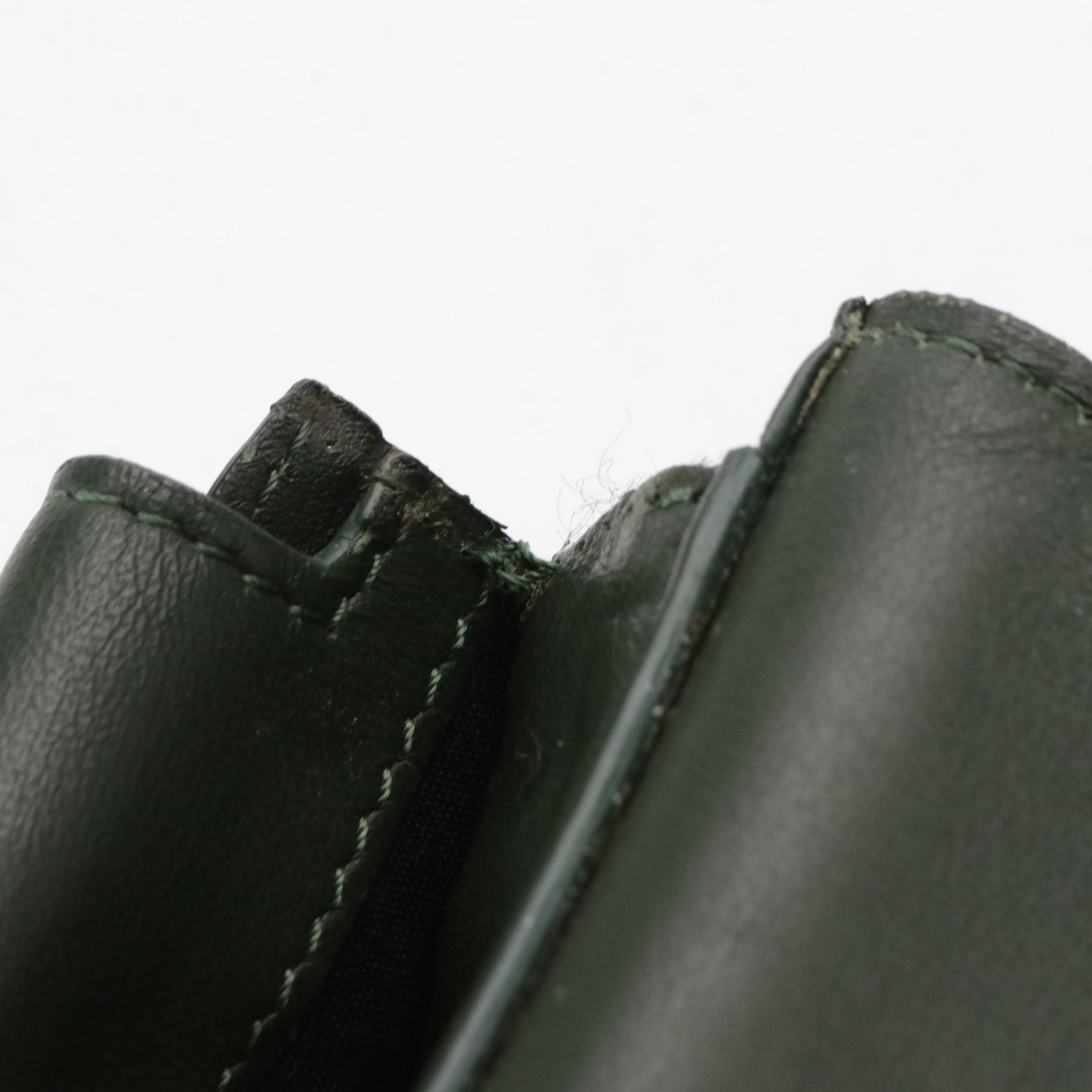 Céline Compact Envelope Flap Trifold Wallet in Color-Block Leather