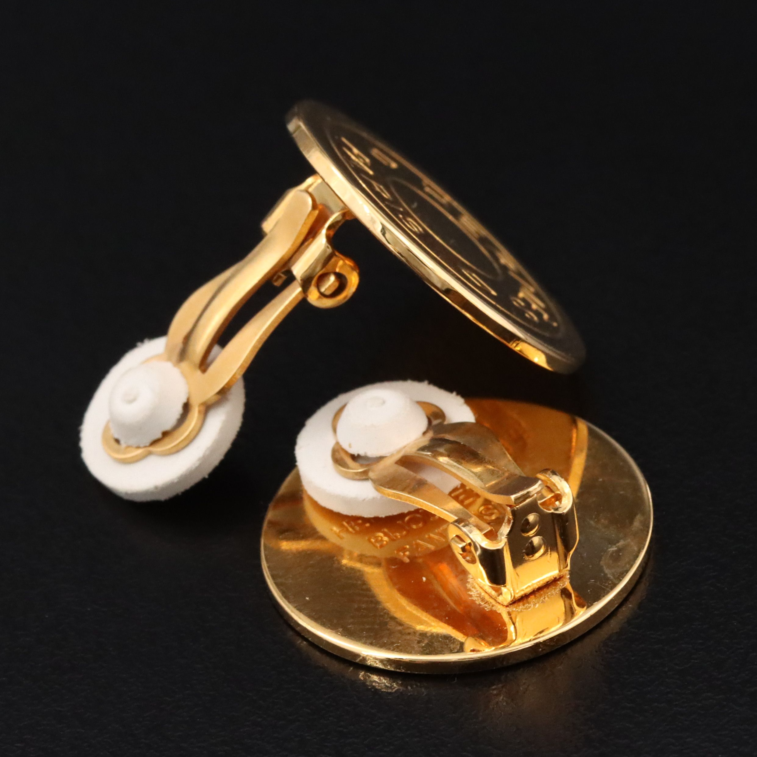 Hermès Clou de Selle Clip Earrings