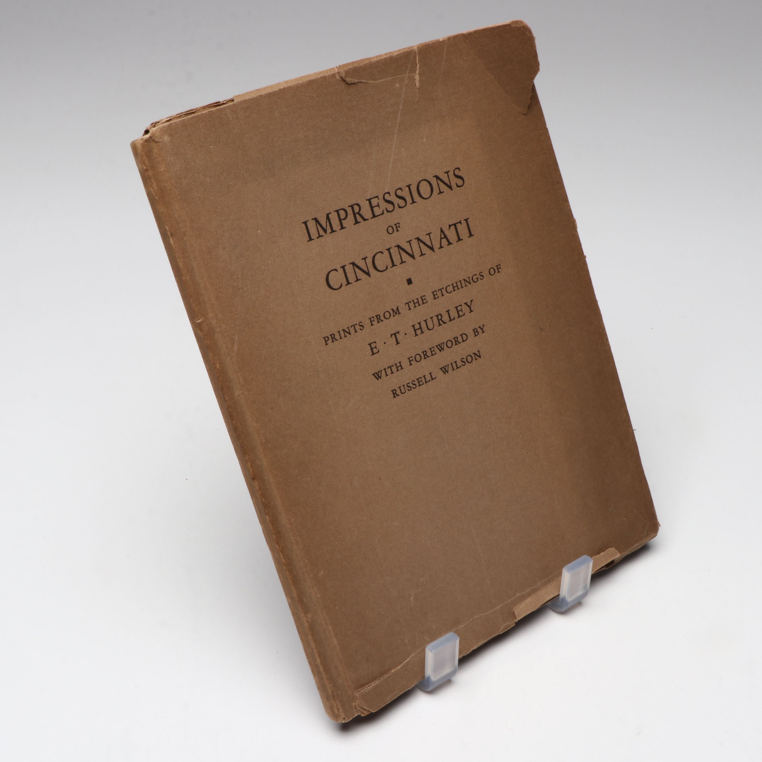 "Cincinnati in 1851" by Charles Cist with Other E.T. Hurley Etching Books