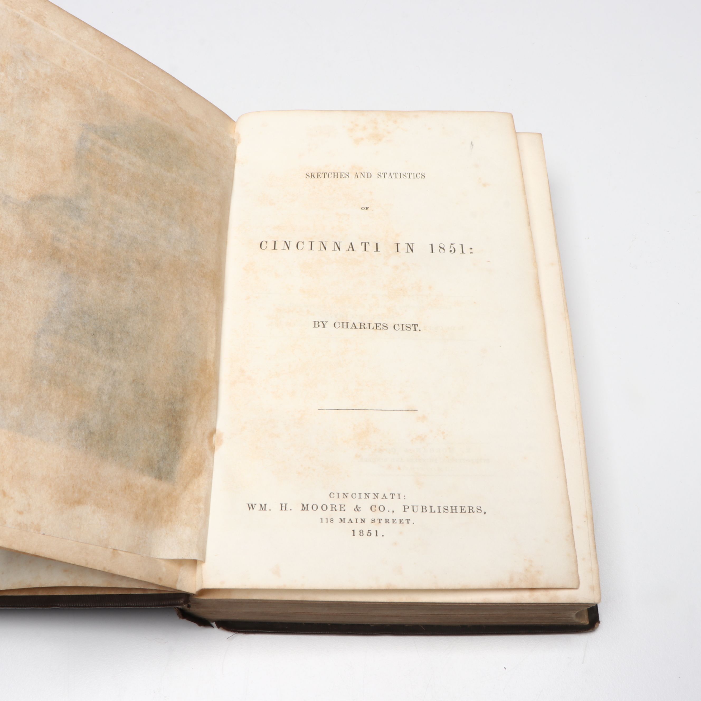 "Cincinnati in 1851" by Charles Cist with Other E.T. Hurley Etching Books