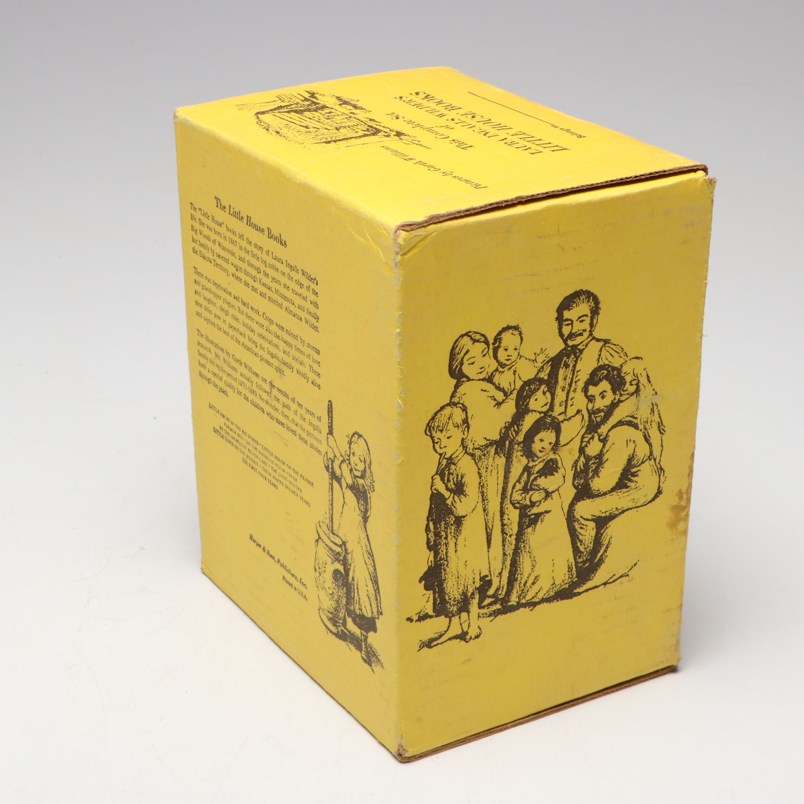 First Harper Trophy Edition "Little House on the Prairie" Box Set by Wilder
