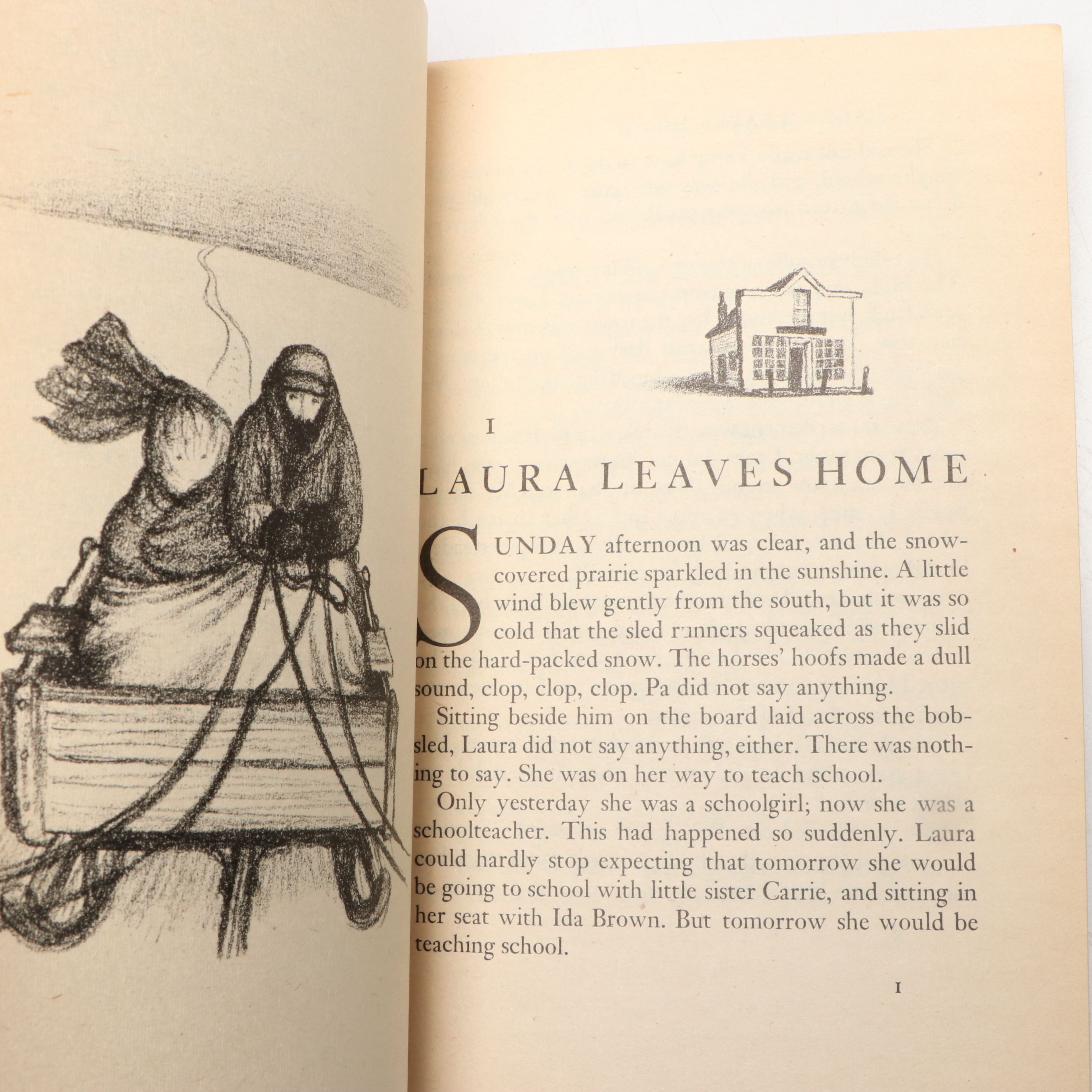 First Harper Trophy Edition "Little House on the Prairie" Box Set by Wilder