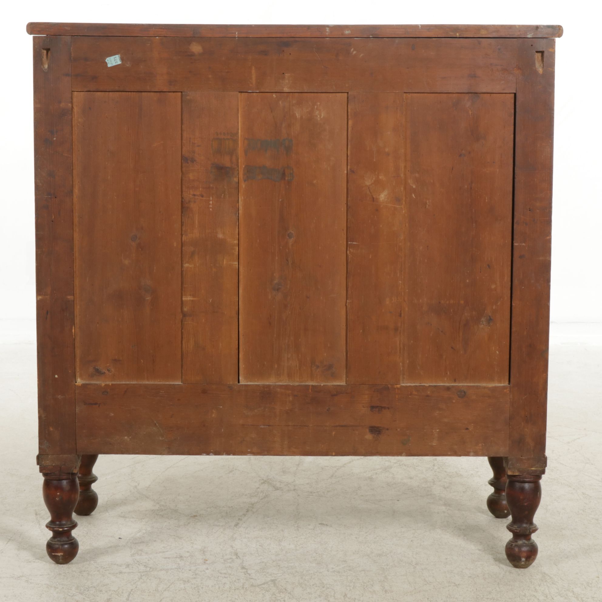American Empire Mahogany Chest of Drawers, 19th Century