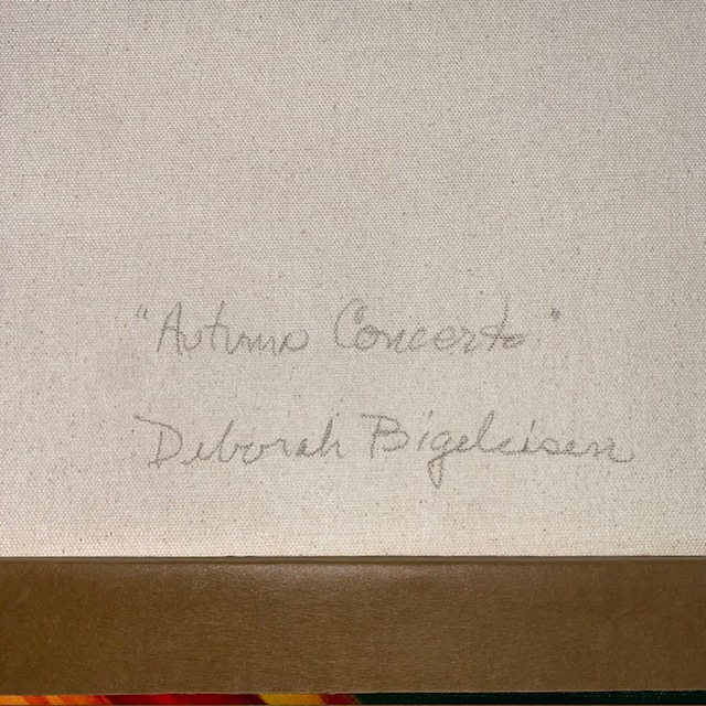 Deborah Bigeleisen Giclée "Autumn Concerto," 21st Century
