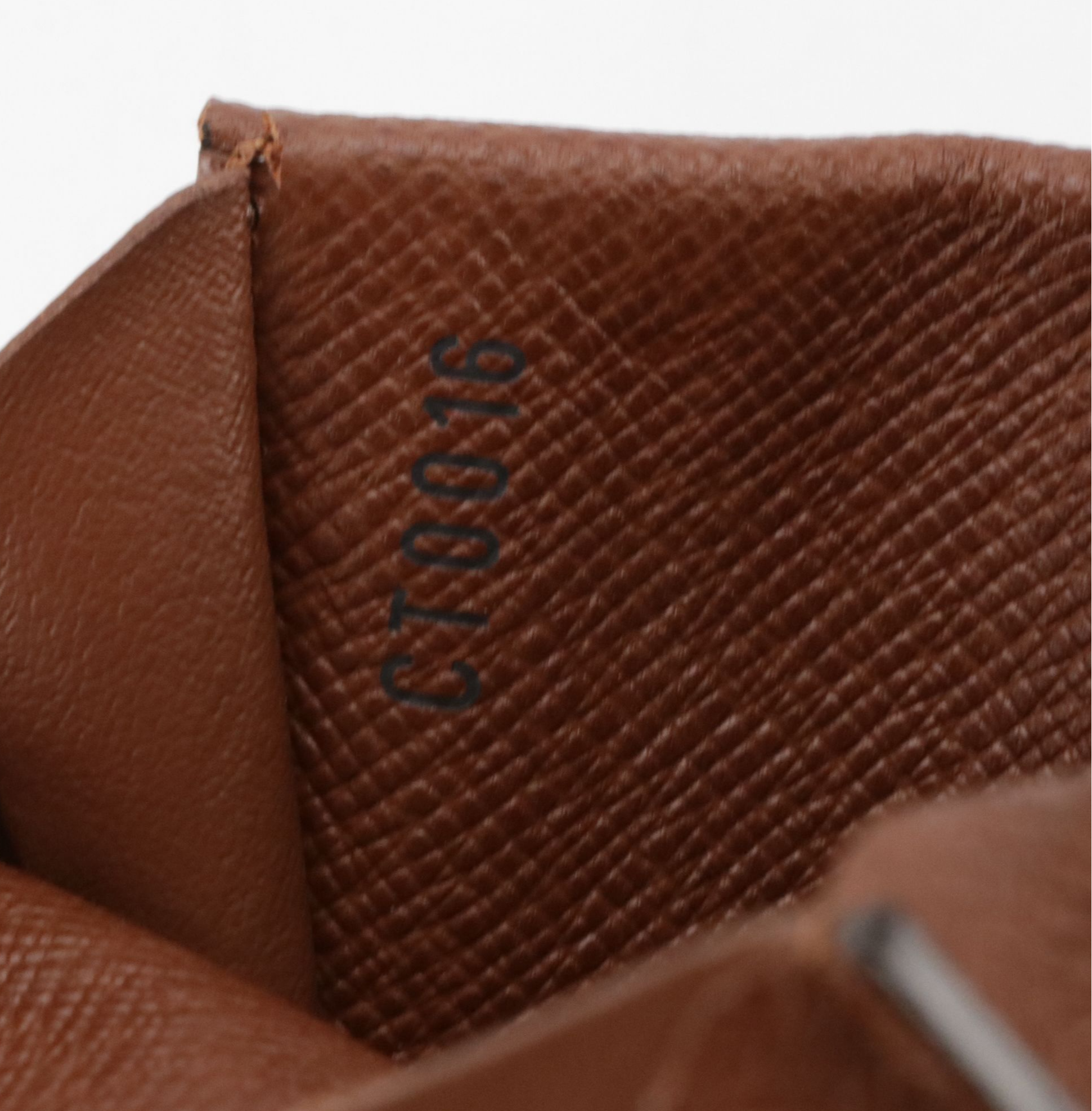 Louis Vuitton Porte-Monnaie Gousset Coin Pouch in Monogram Canvas and Leather