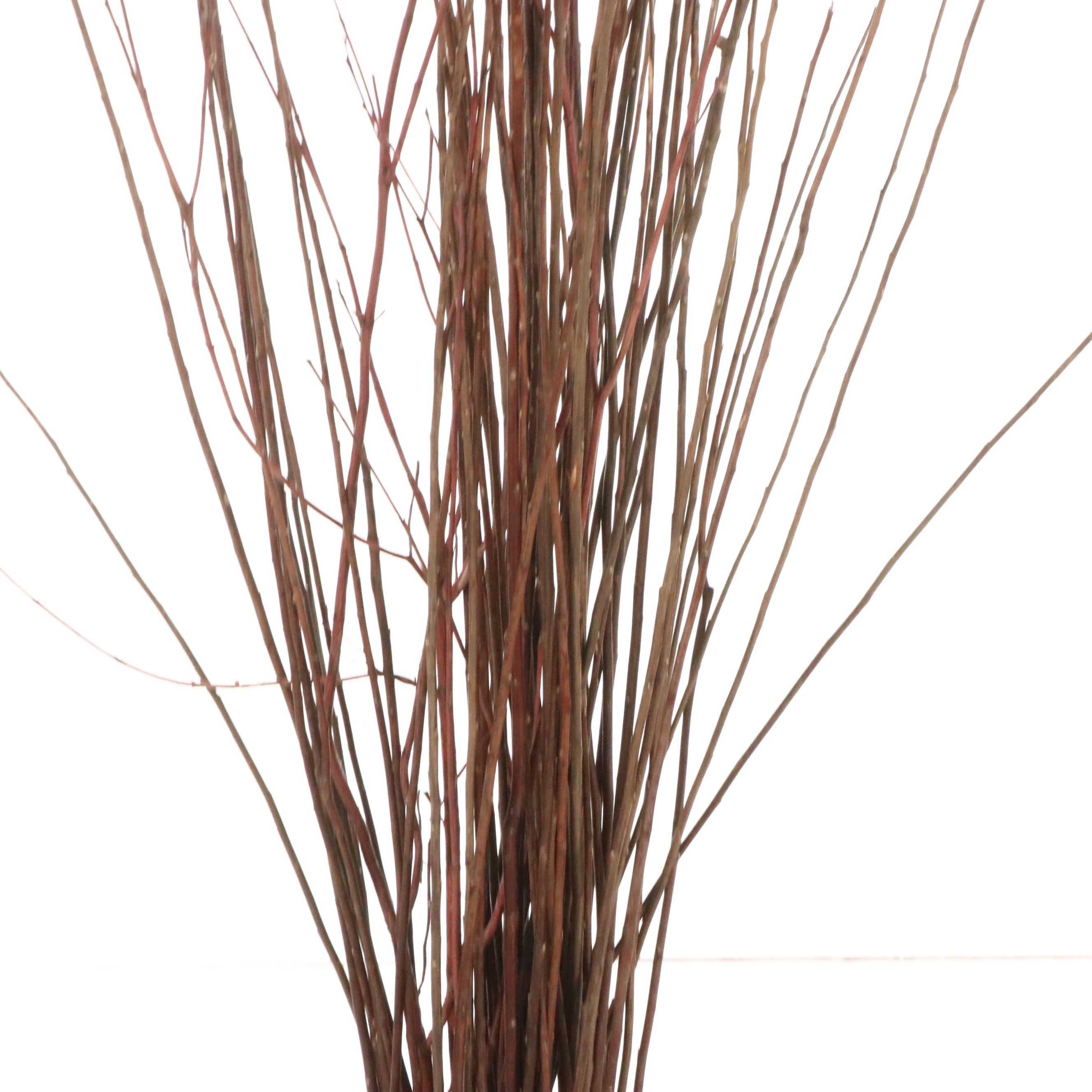 Contemporary Mottled Ceramic Vase with Branches