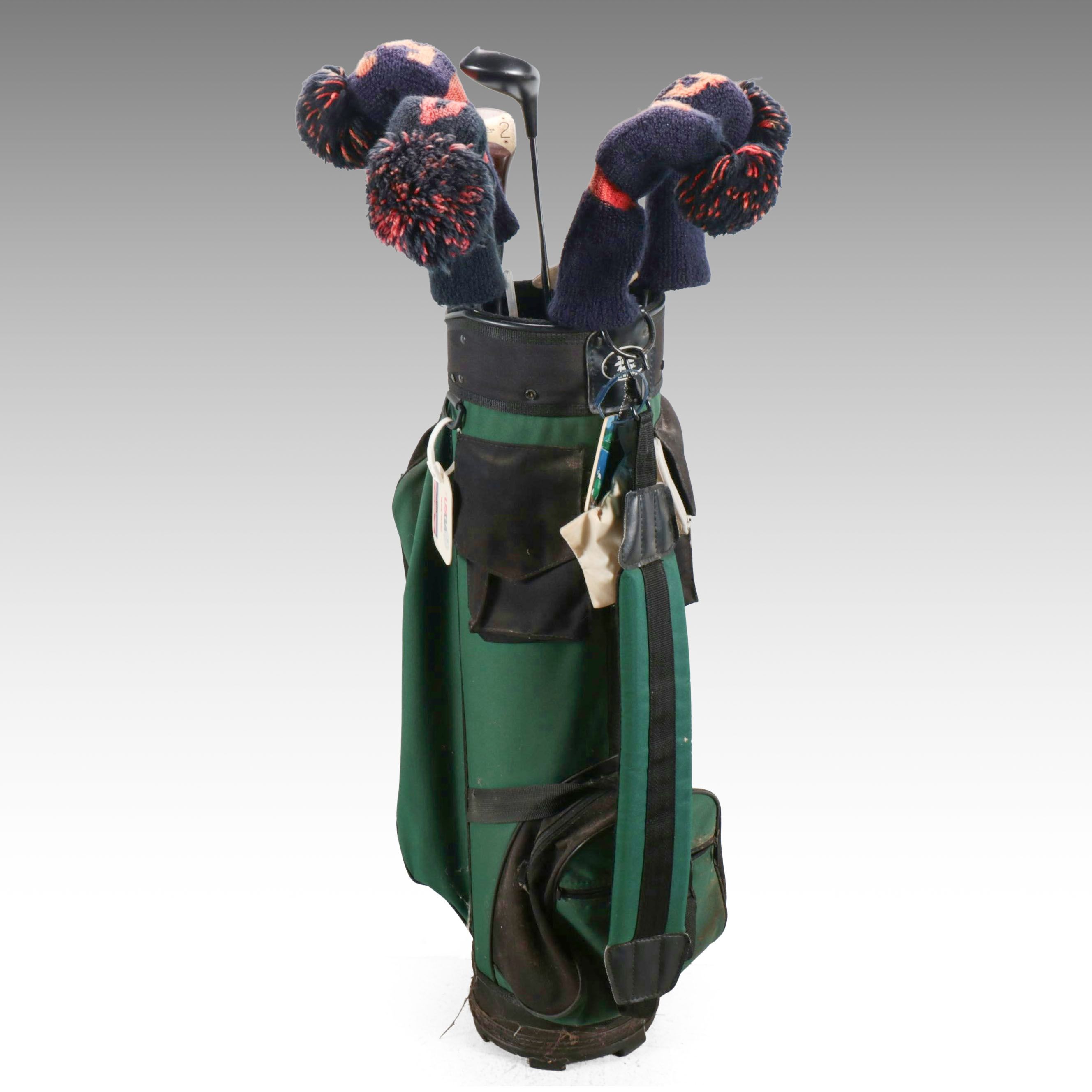Palm Springs Golf Bag with Diamond and More Golf Clubs