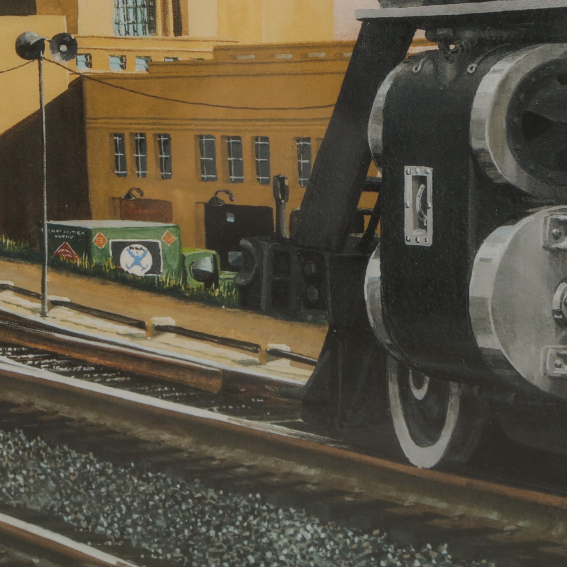 Dave Snyder Giclée "Union Terminal Trackside - 1933", Early 21st Century