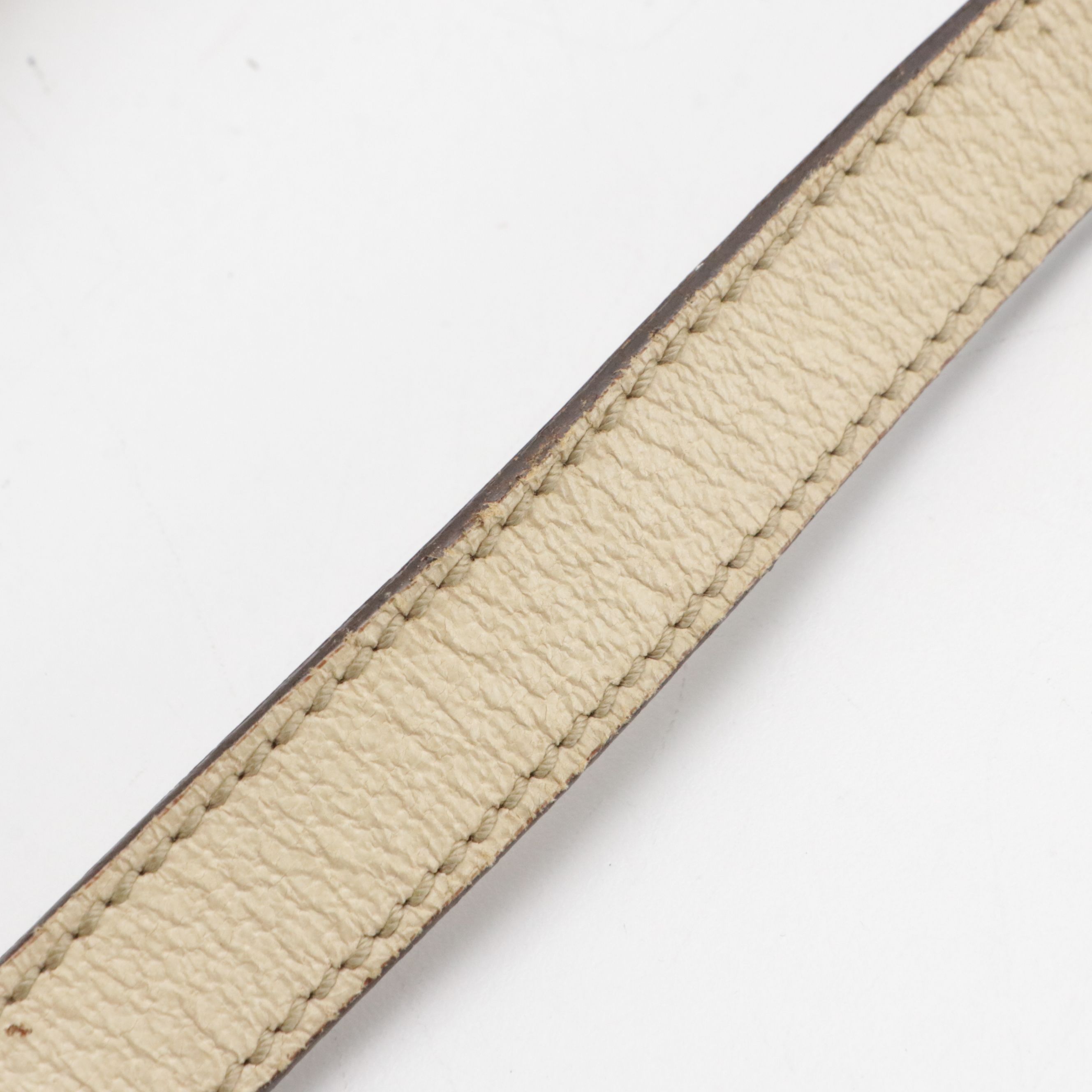 Gucci Hobo Shoulder Bag in GG Canvas and Ivory Leather Trim