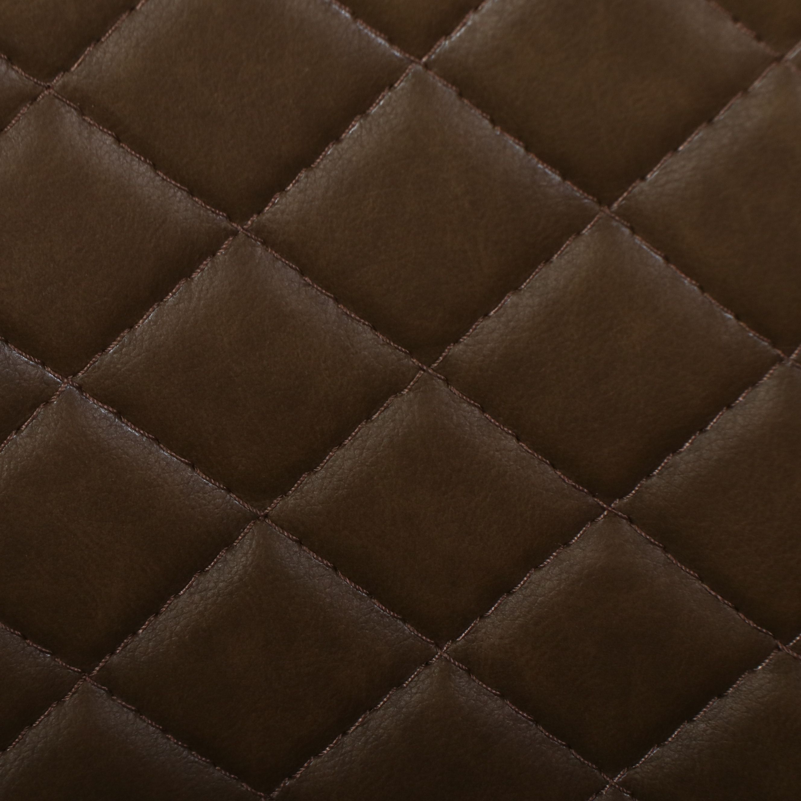 Pair of Moe’s Home Collection "Cantata" Quilted Faux Leather Armchairs