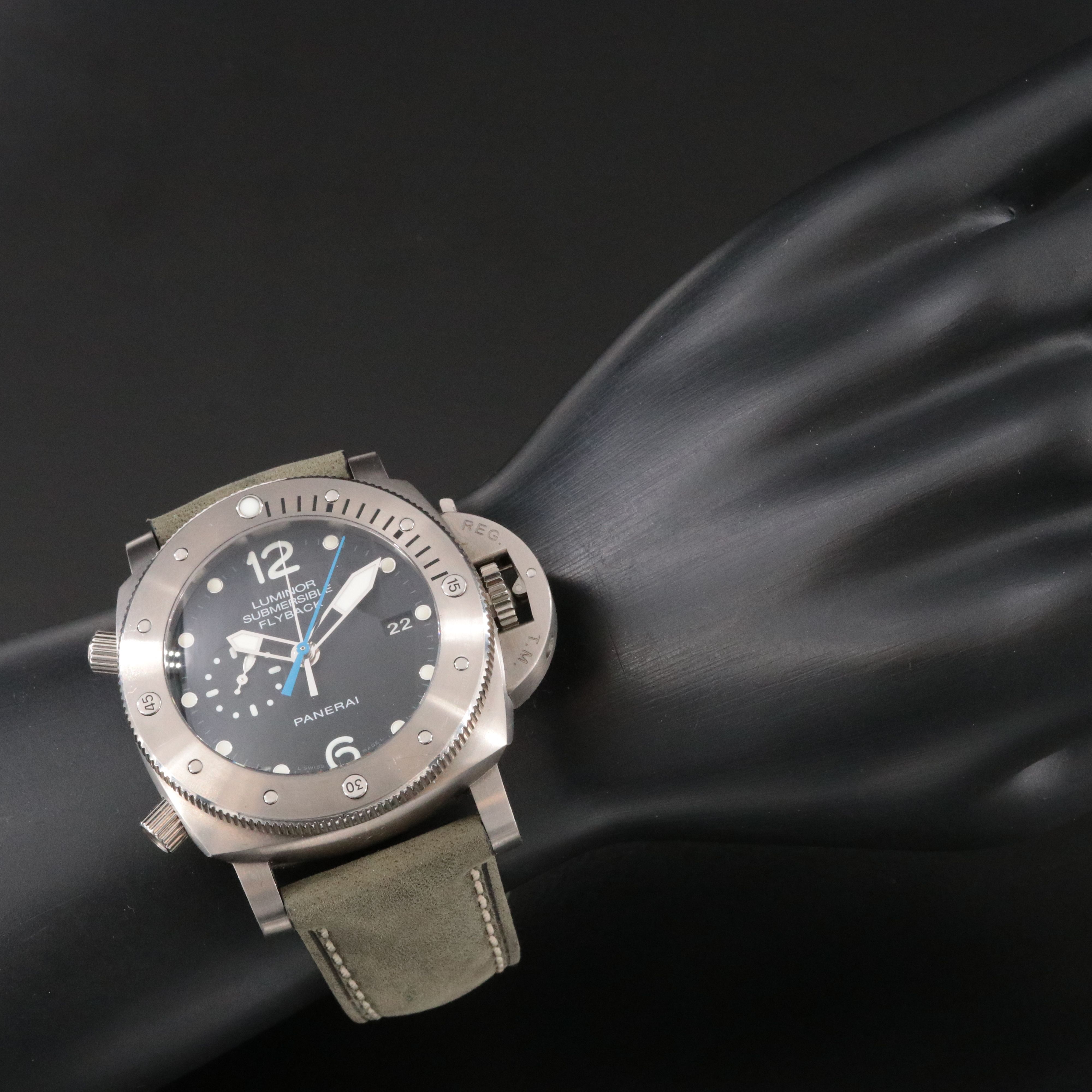 Panerai Luminor Submersible 1950 3 Days Chrono Flyback Titanio Watch PAM00614