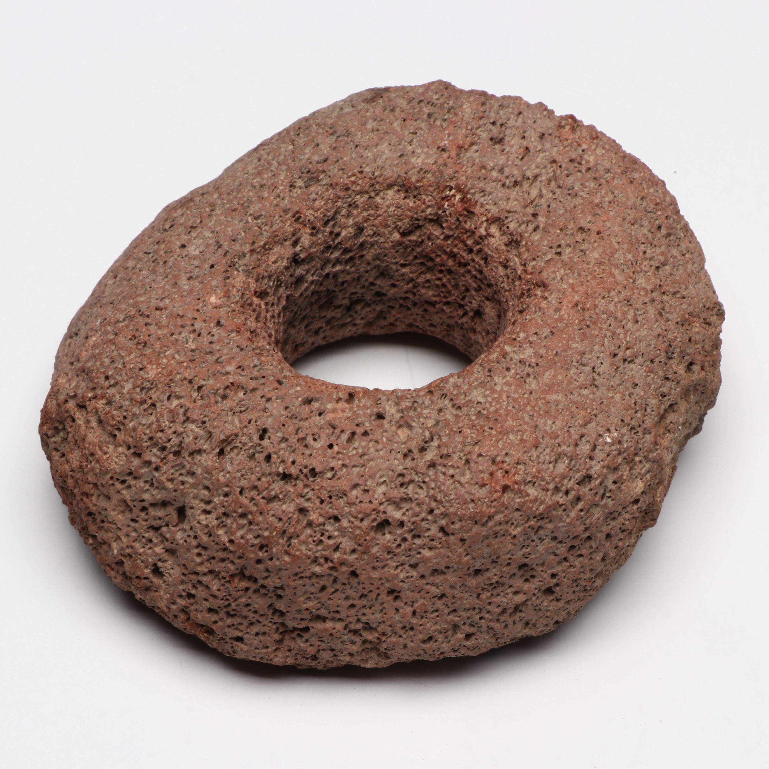 Native American Stone Axe Head, Volcanic Rock Anchor Weights and Other Artifacts