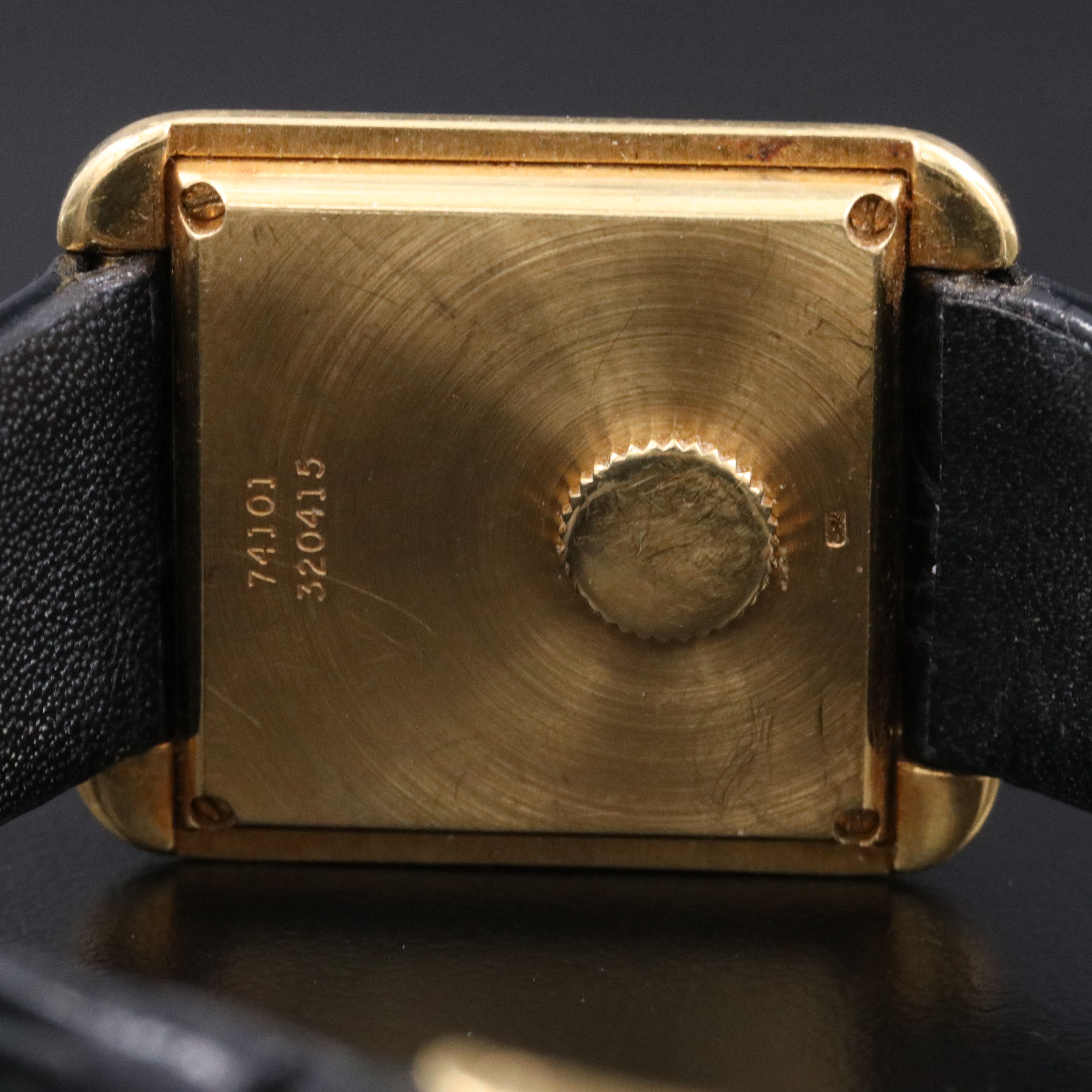 18K Piaget Protocole Tank White Roman Dial Quartz Ref. 74101 Watch