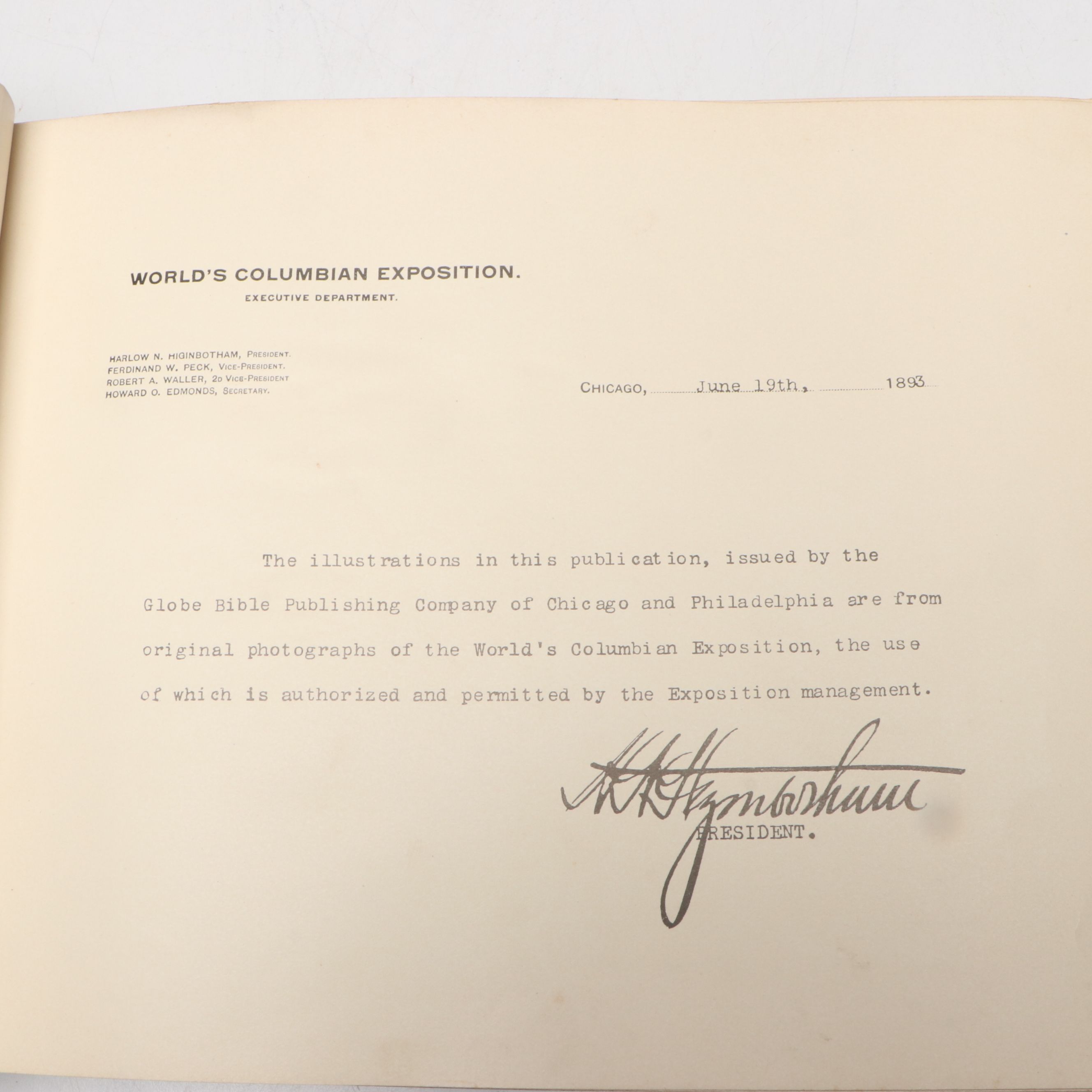 1893 "Shepp's World's Fair Photographed" and 1934 World's Fair Shaker