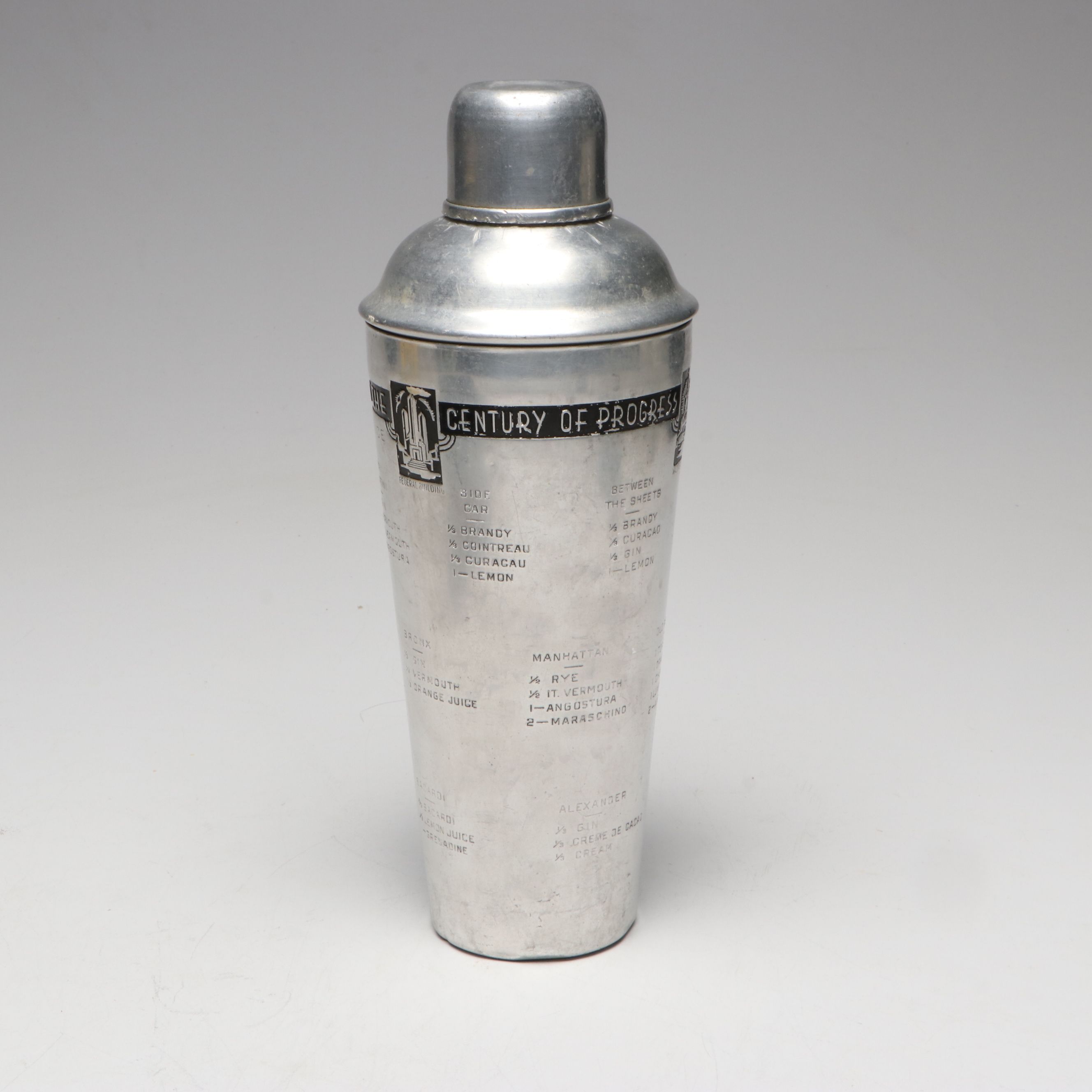 1893 "Shepp's World's Fair Photographed" and 1934 World's Fair Shaker