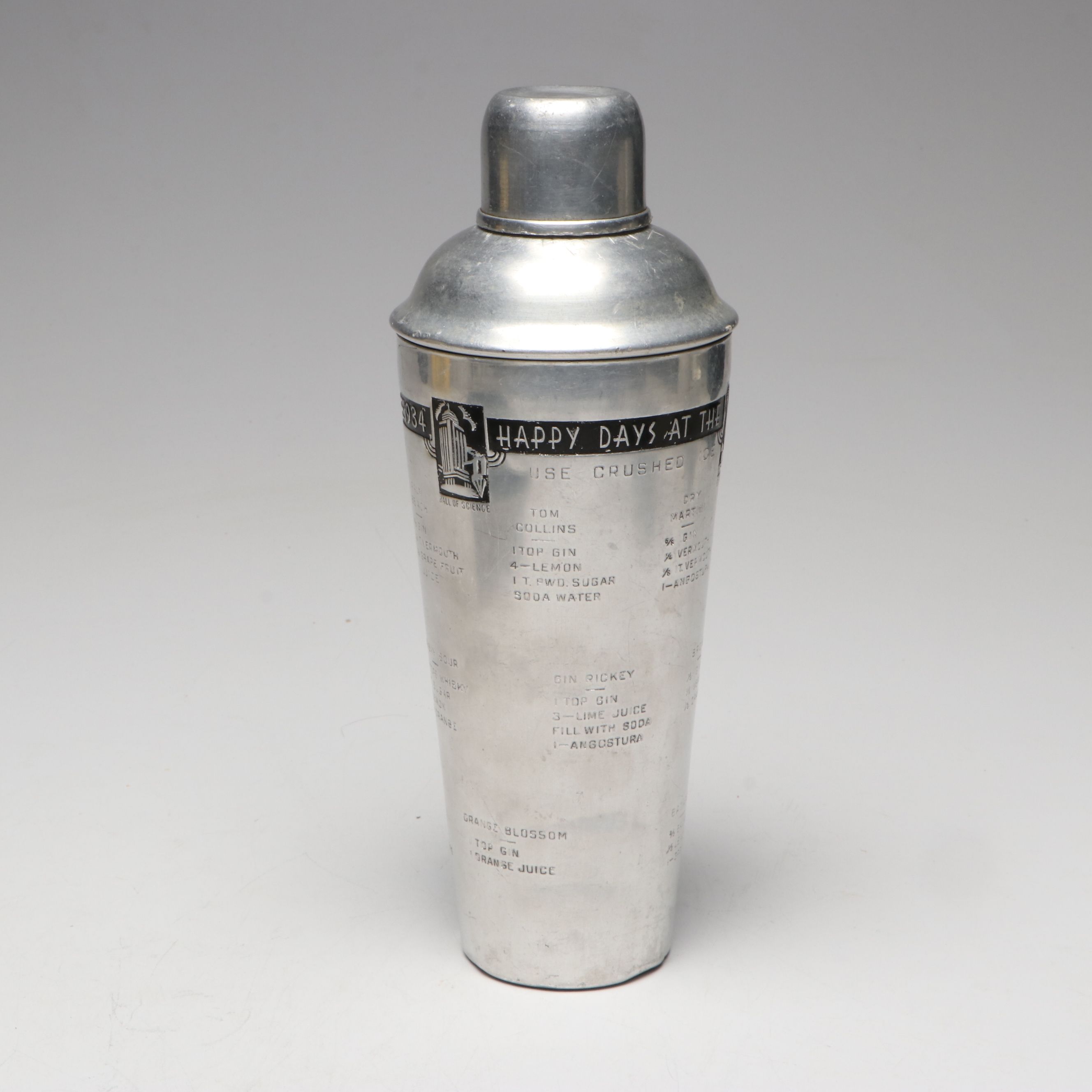 1893 "Shepp's World's Fair Photographed" and 1934 World's Fair Shaker