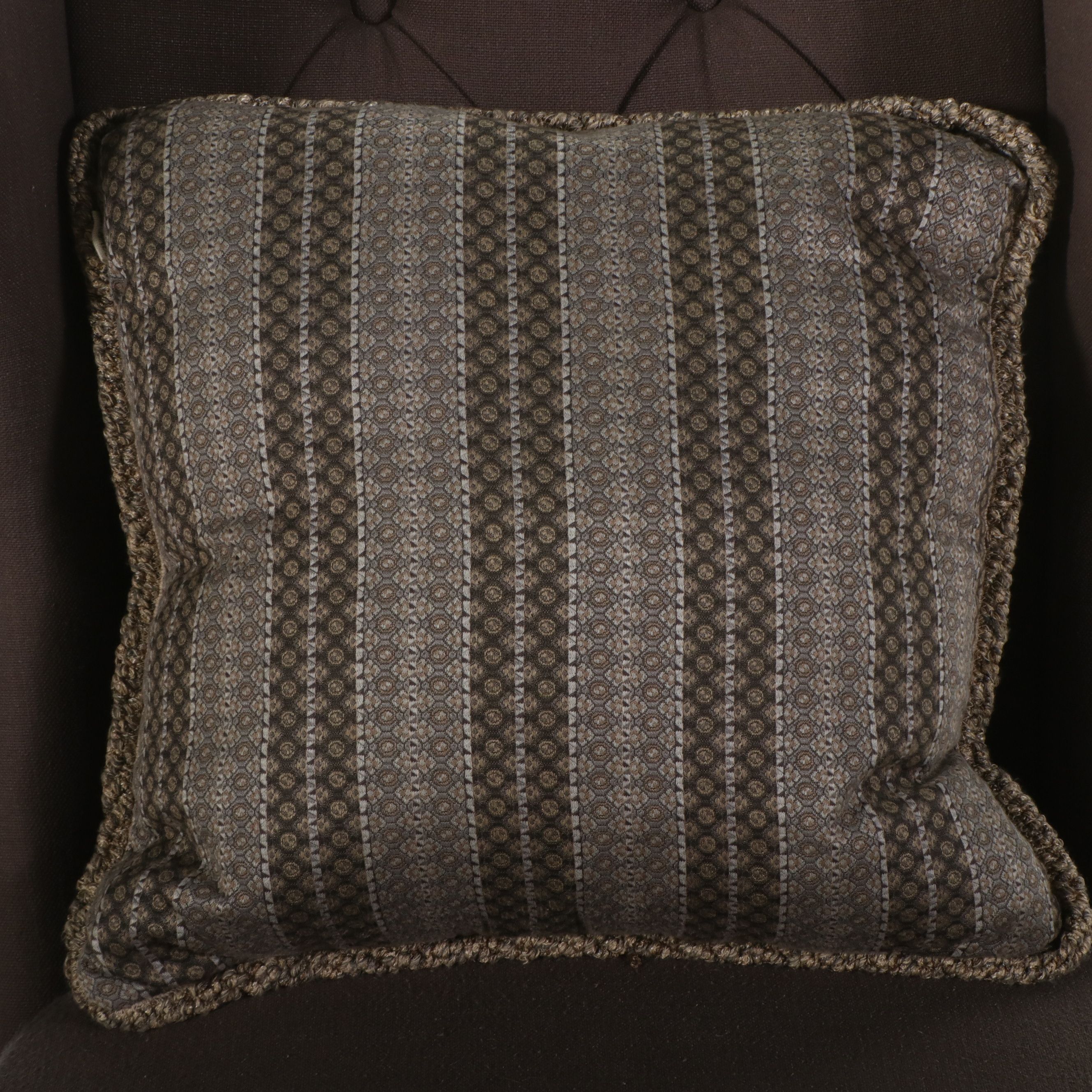 Pair of Arhaus "Camden" Tufted Wingback Chairs