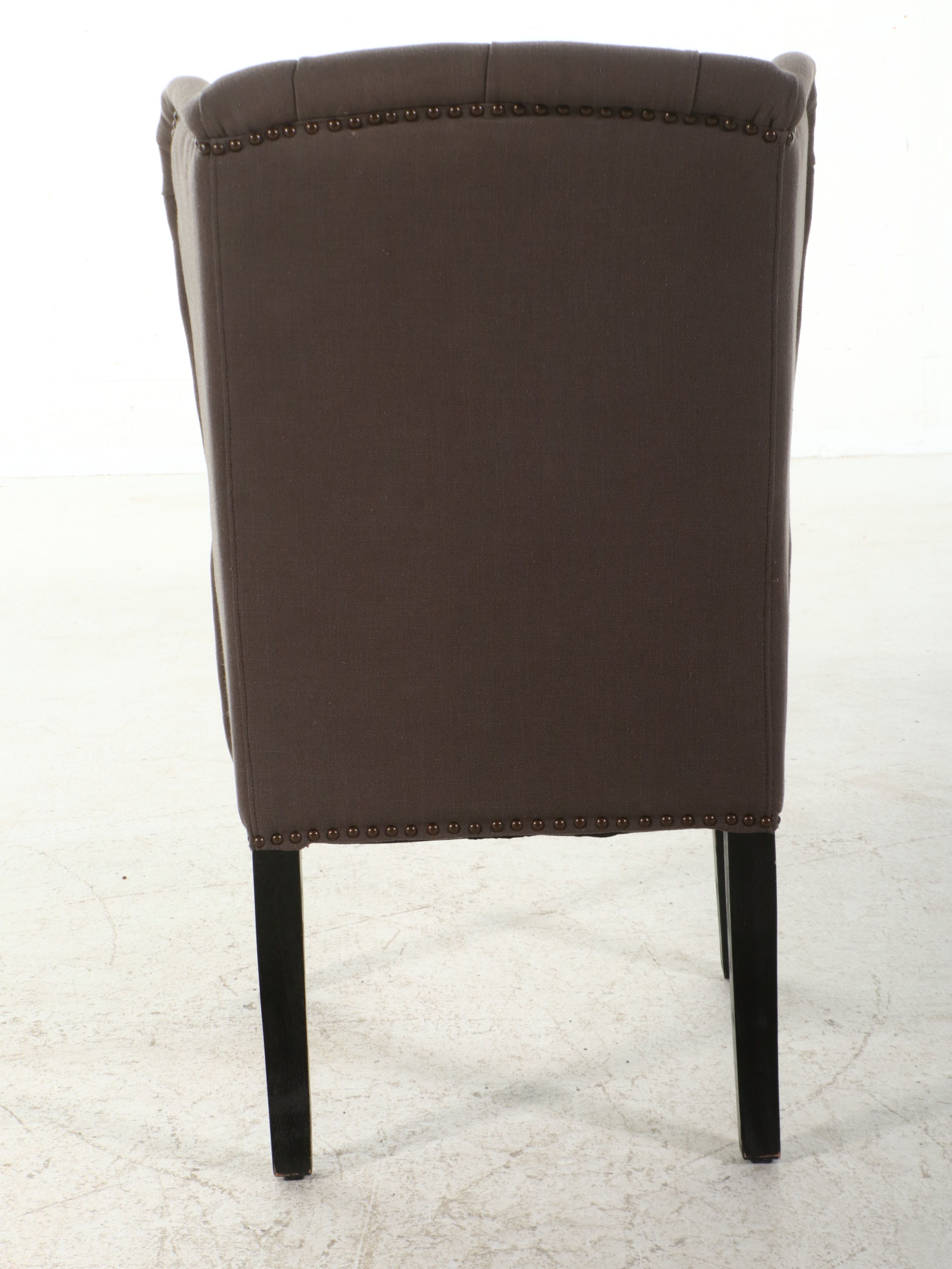 Pair of Arhaus "Camden" Tufted Wingback Chairs