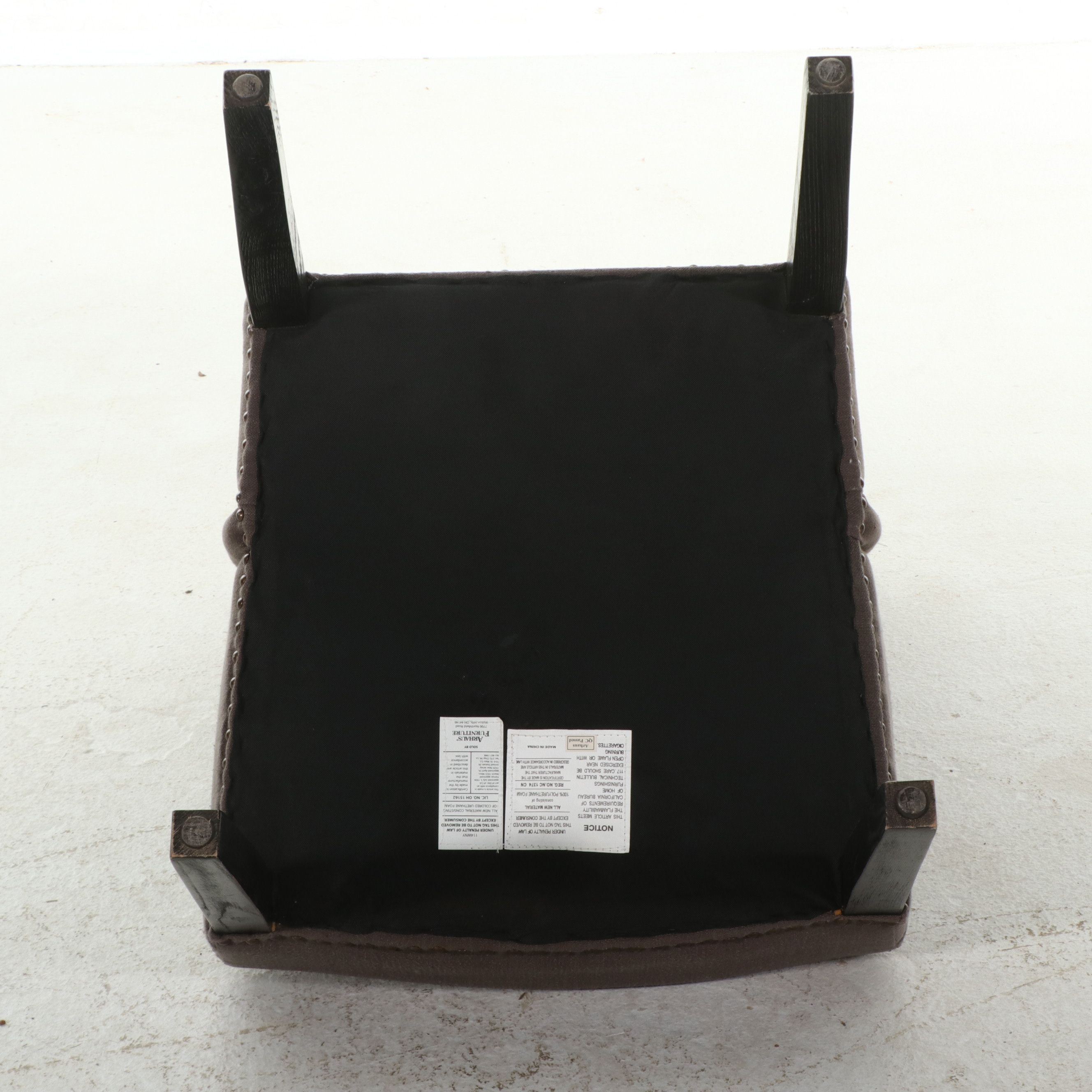 Pair of Arhaus "Camden" Tufted Wingback Chairs