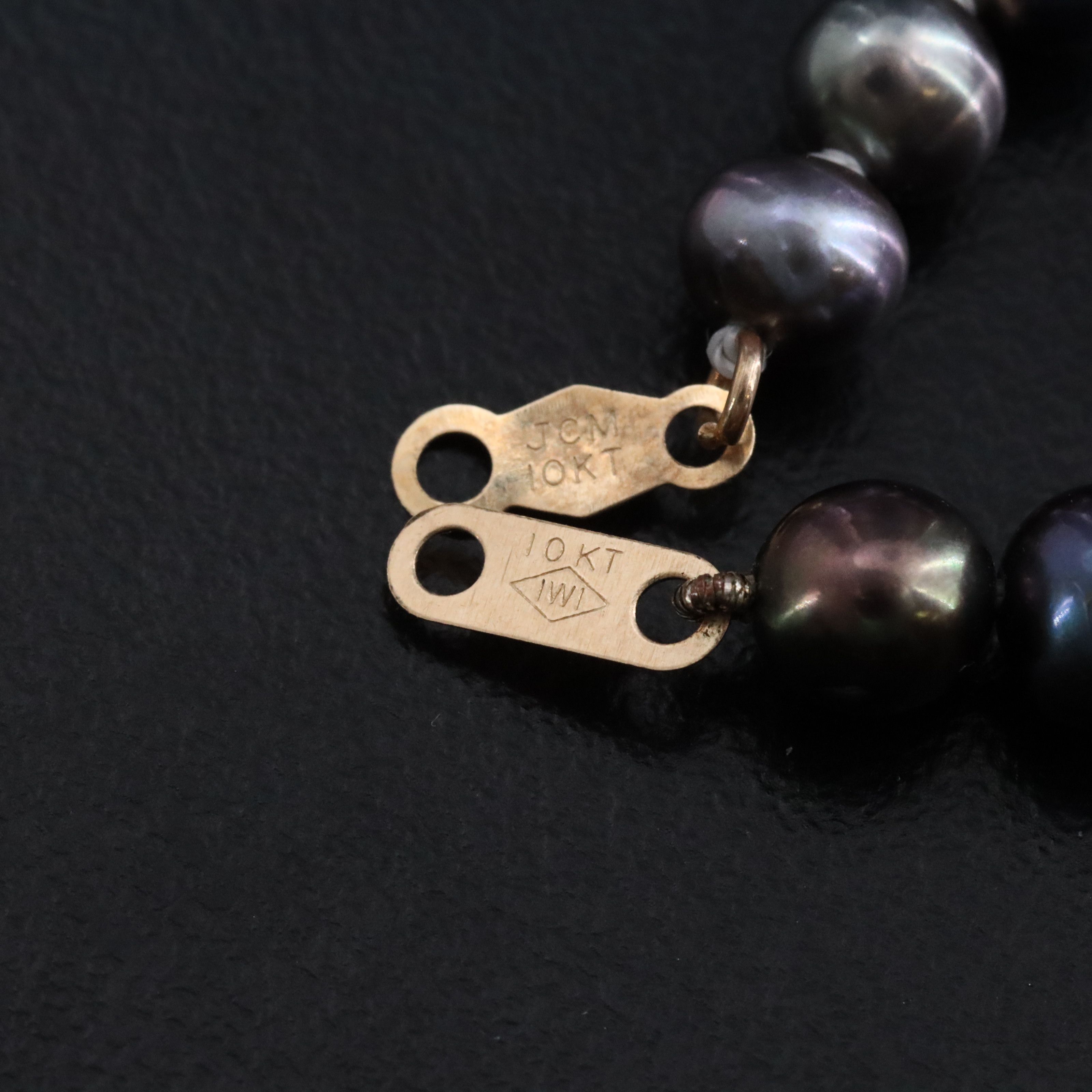 Pearl Necklace and Bracelet with 10K Clasp