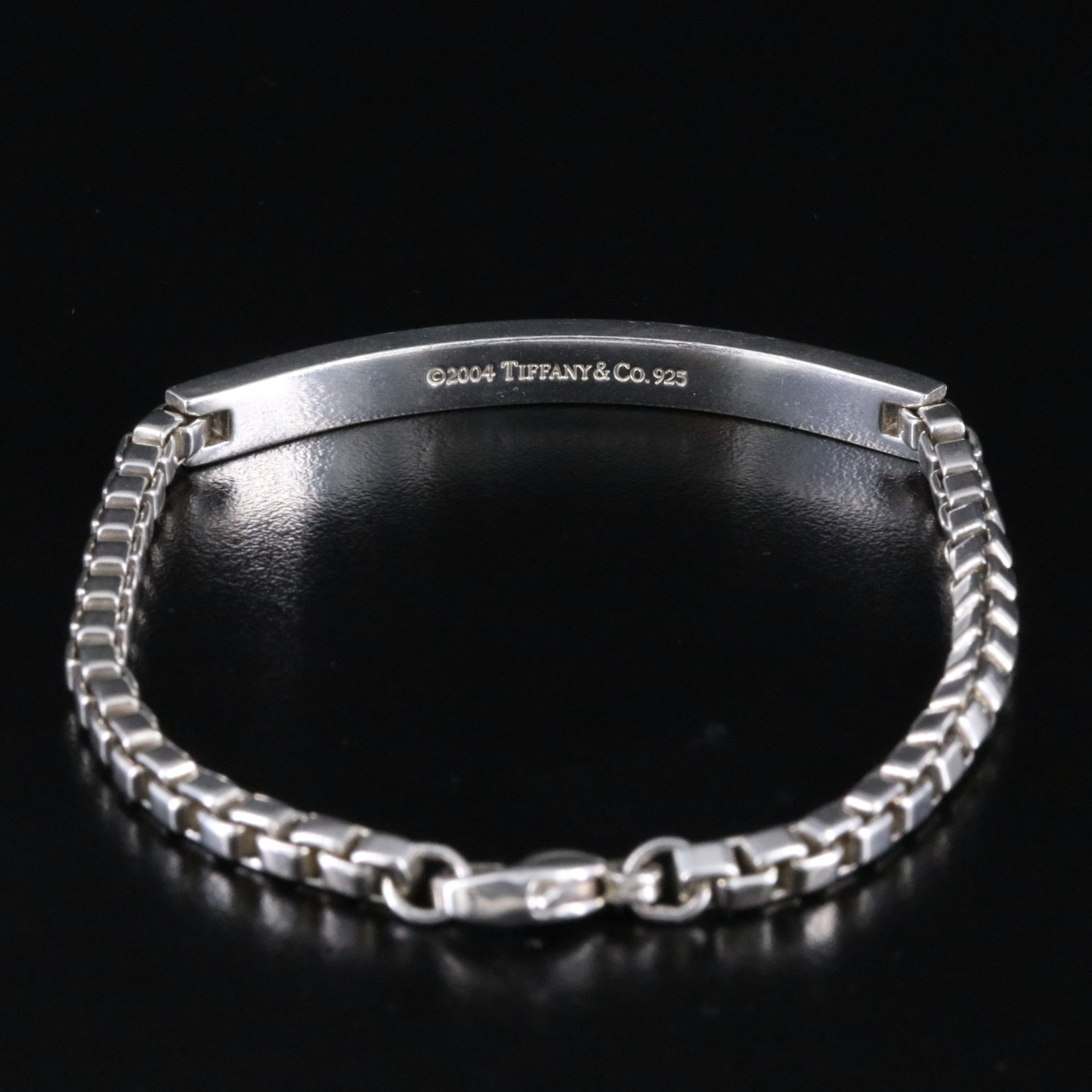 Tiffany & Co. Sterling ID Venetian Link Bracelet
