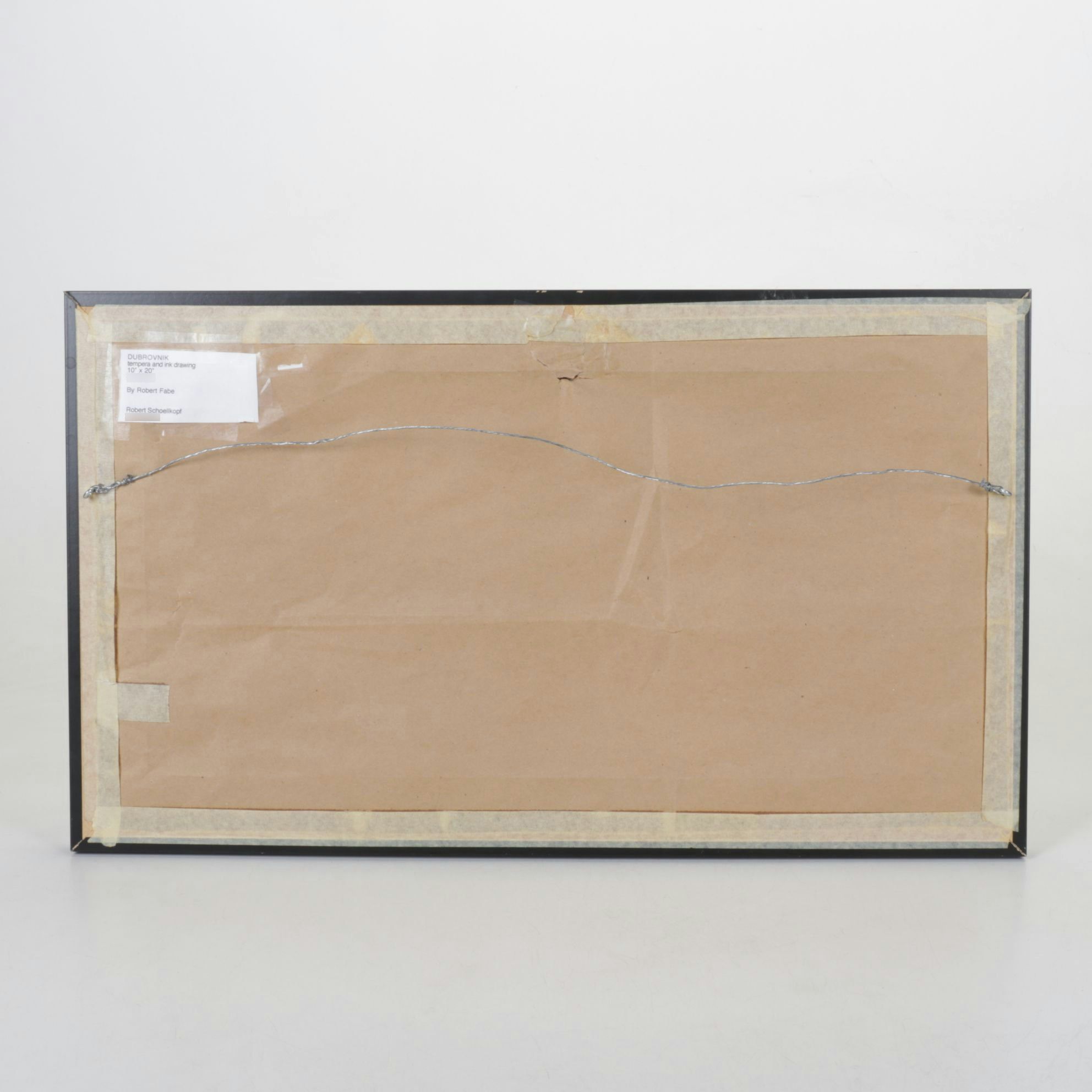 Robert Fabe Offset Lithograph "Dubrovnik", Late 20th to Early 21st Century