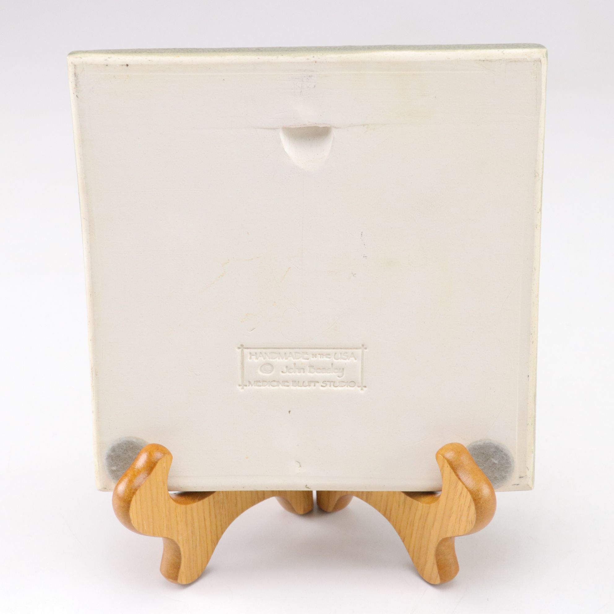 Medicine Bluff Studio Heron and Tree Frog Decorative Tiles by John Beasley