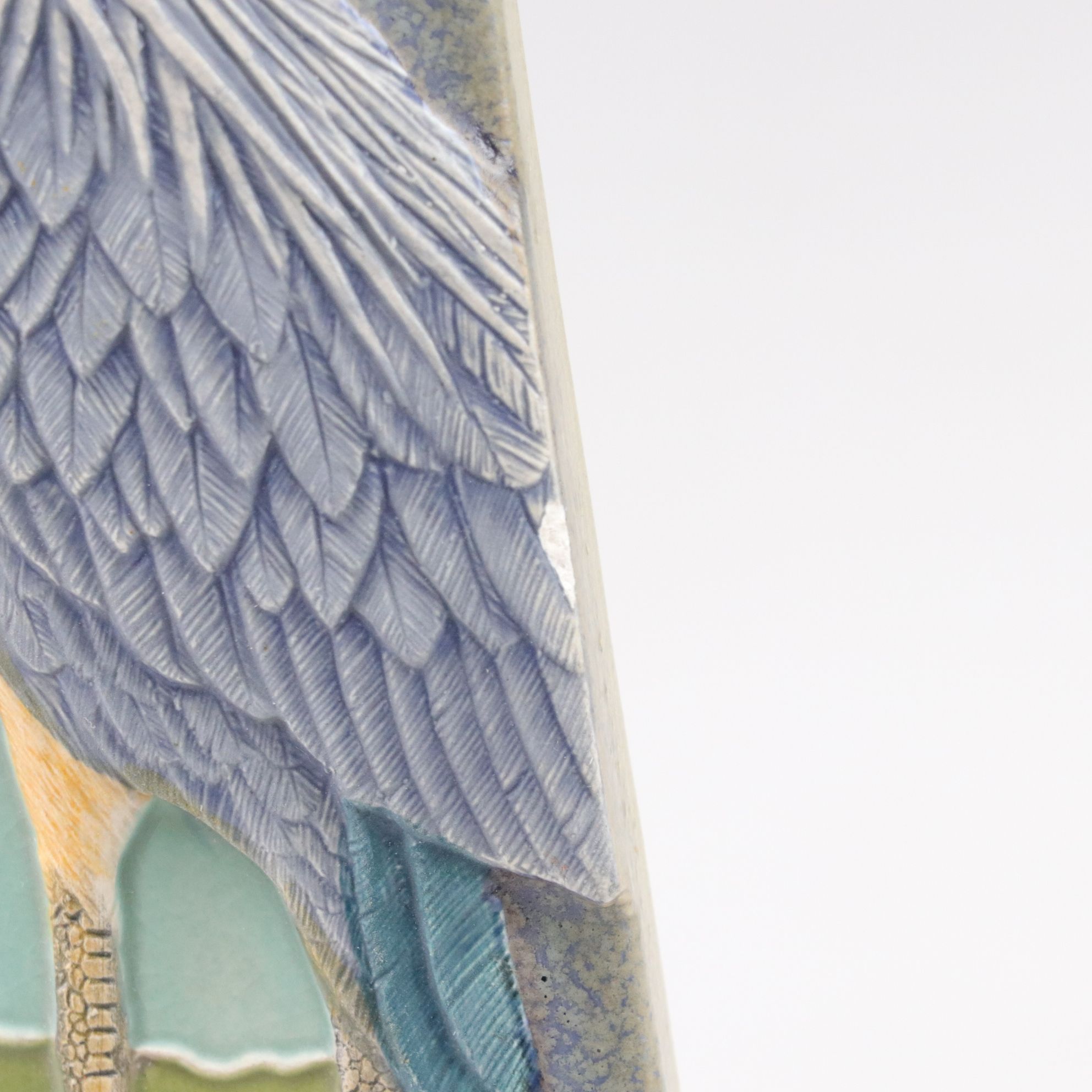 Medicine Bluff Studio Heron and Tree Frog Decorative Tiles by John Beasley