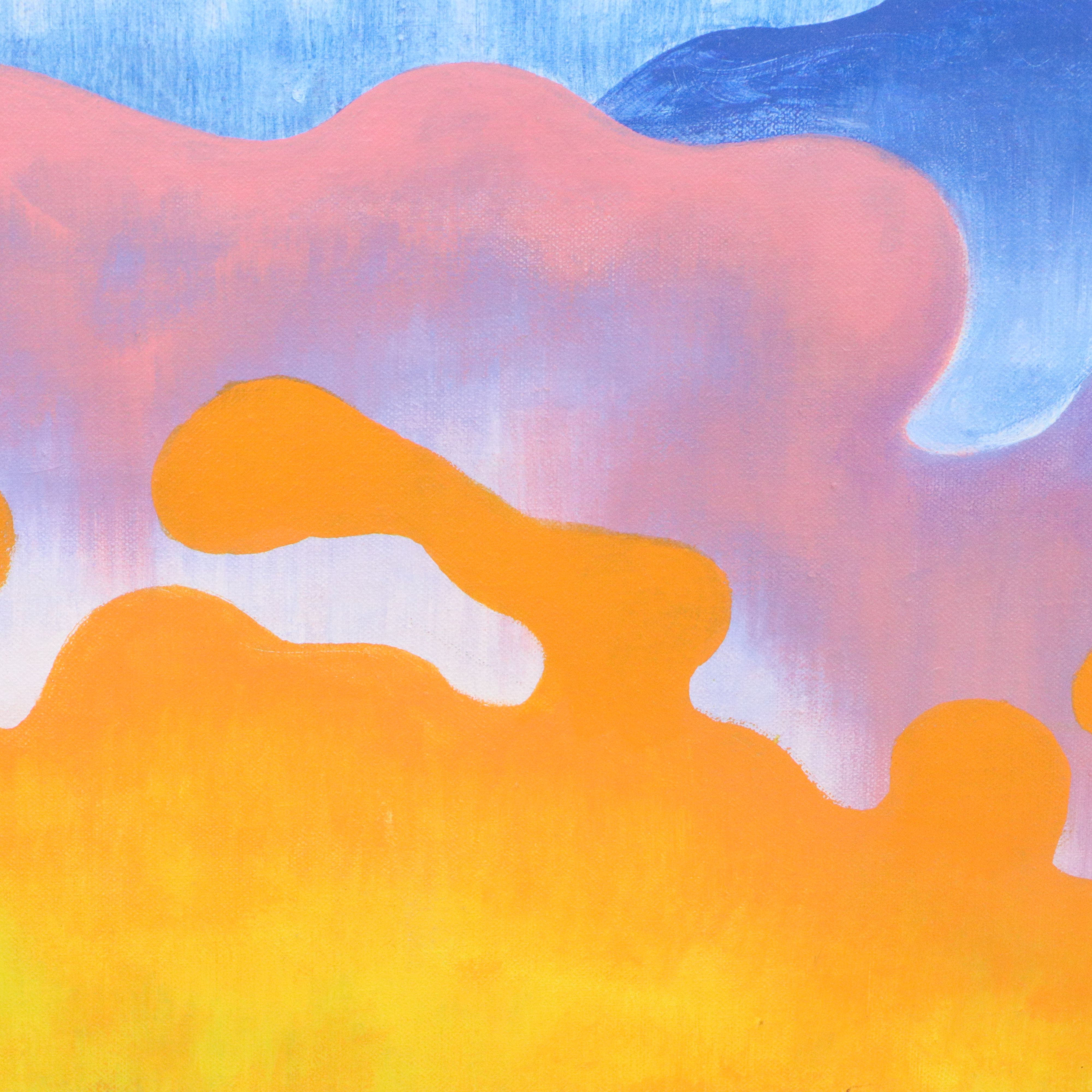 Paul Brooke Abstract Acrylic Painting, Late 20th to 21st Century