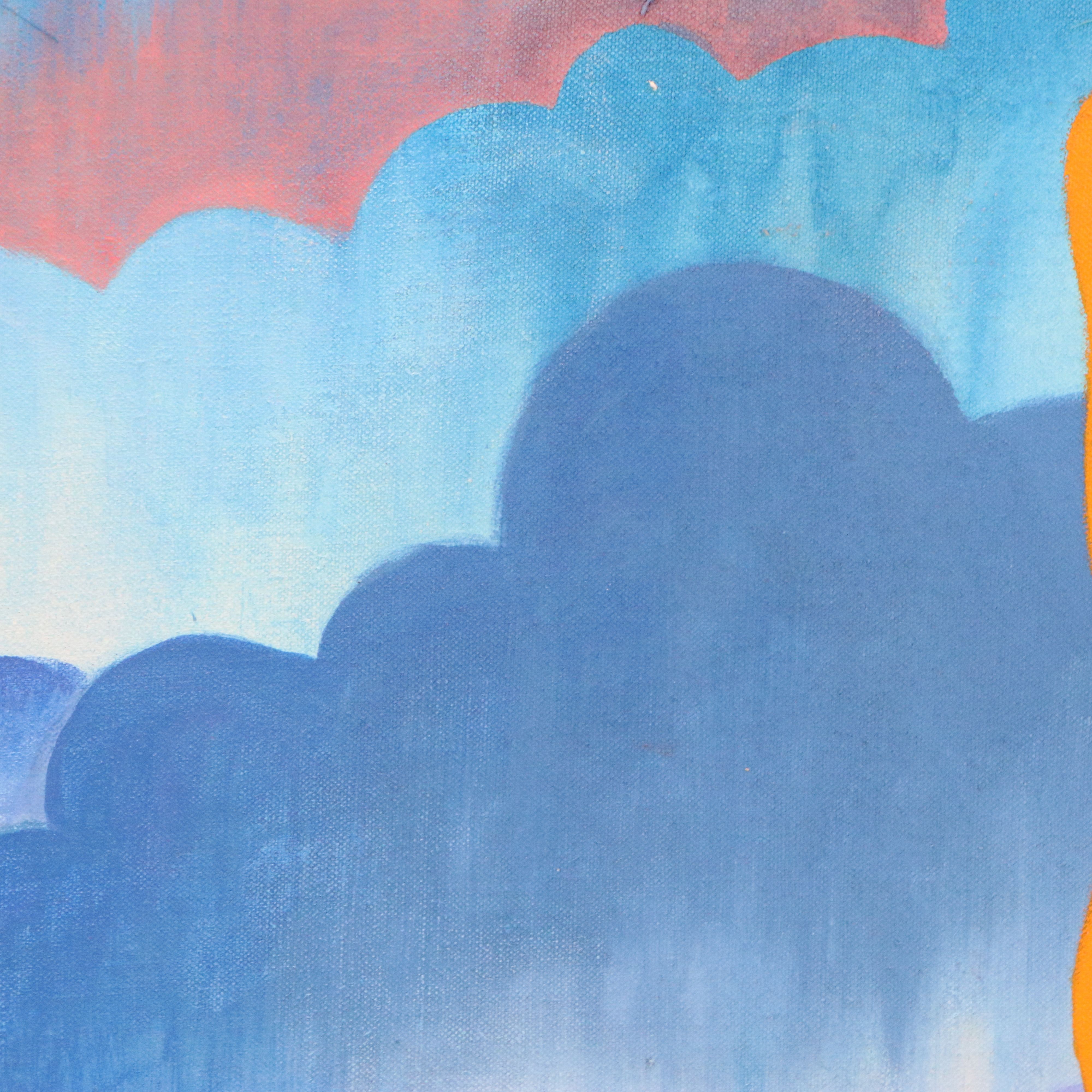 Paul Brooke Abstract Acrylic Painting, Late 20th to 21st Century