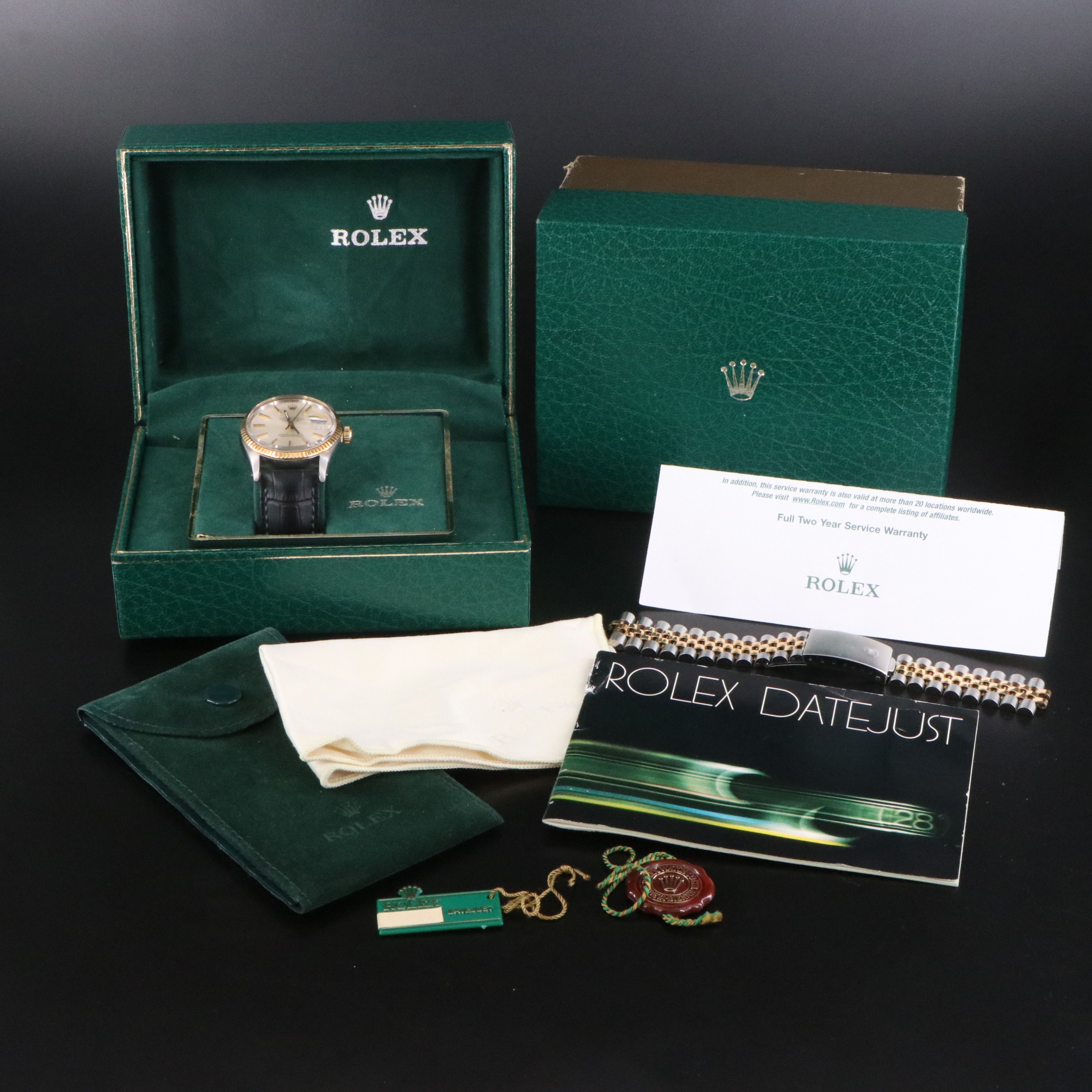 1984 Rolex Two Tone Datejust Ref. 16013 Watch