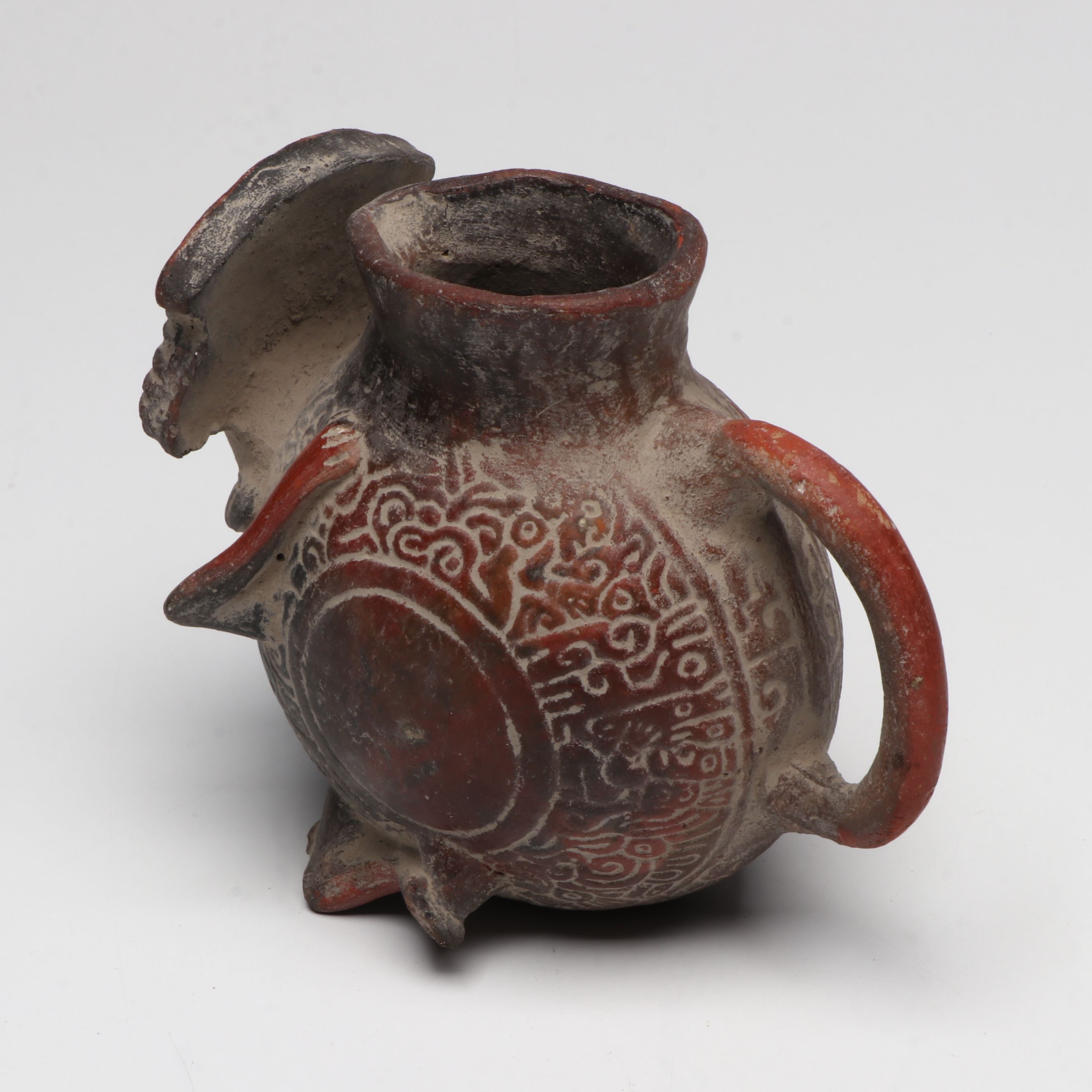 Mesoamerican Style Earthenware Vessels and Figures