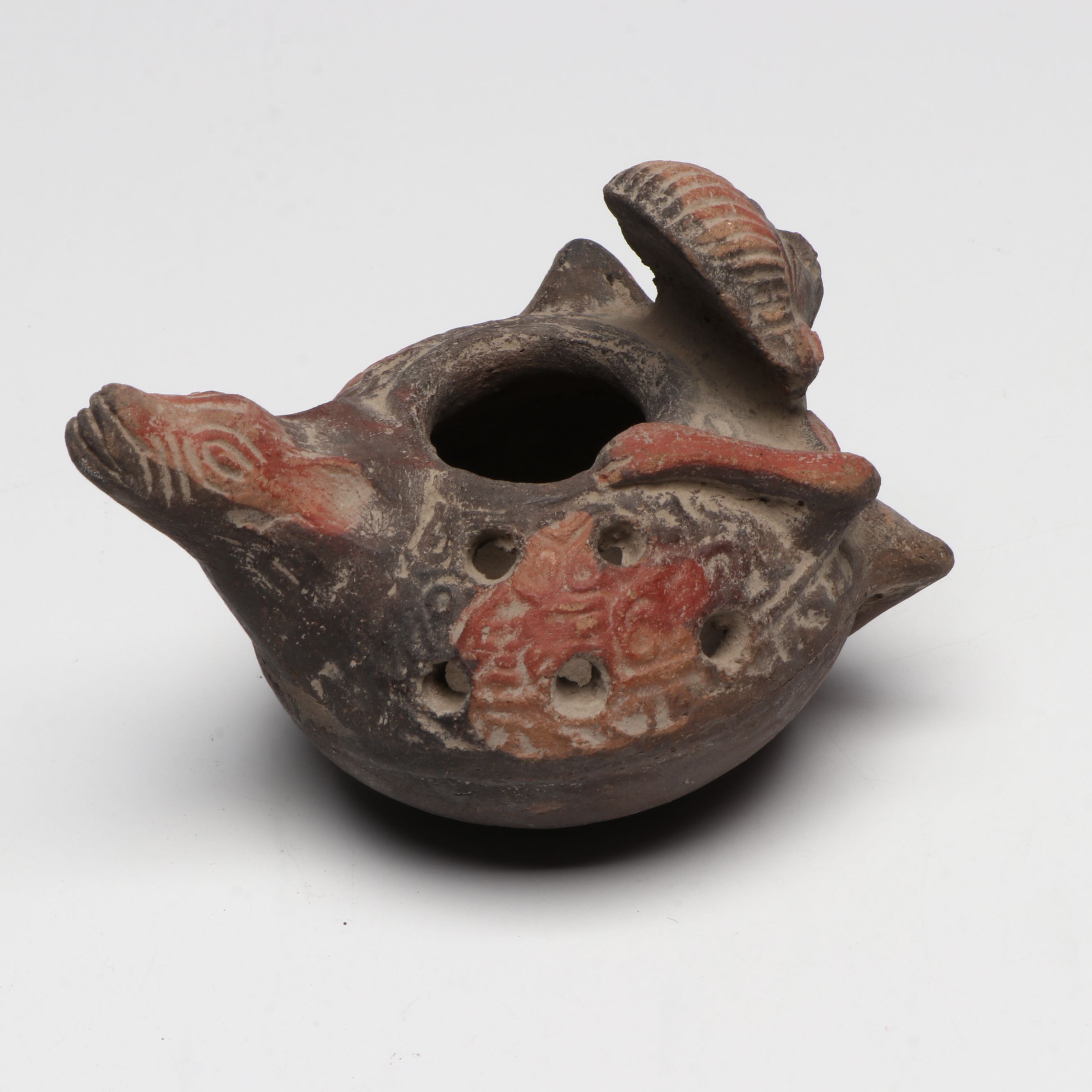 Mesoamerican Style Earthenware Vessels and Figures