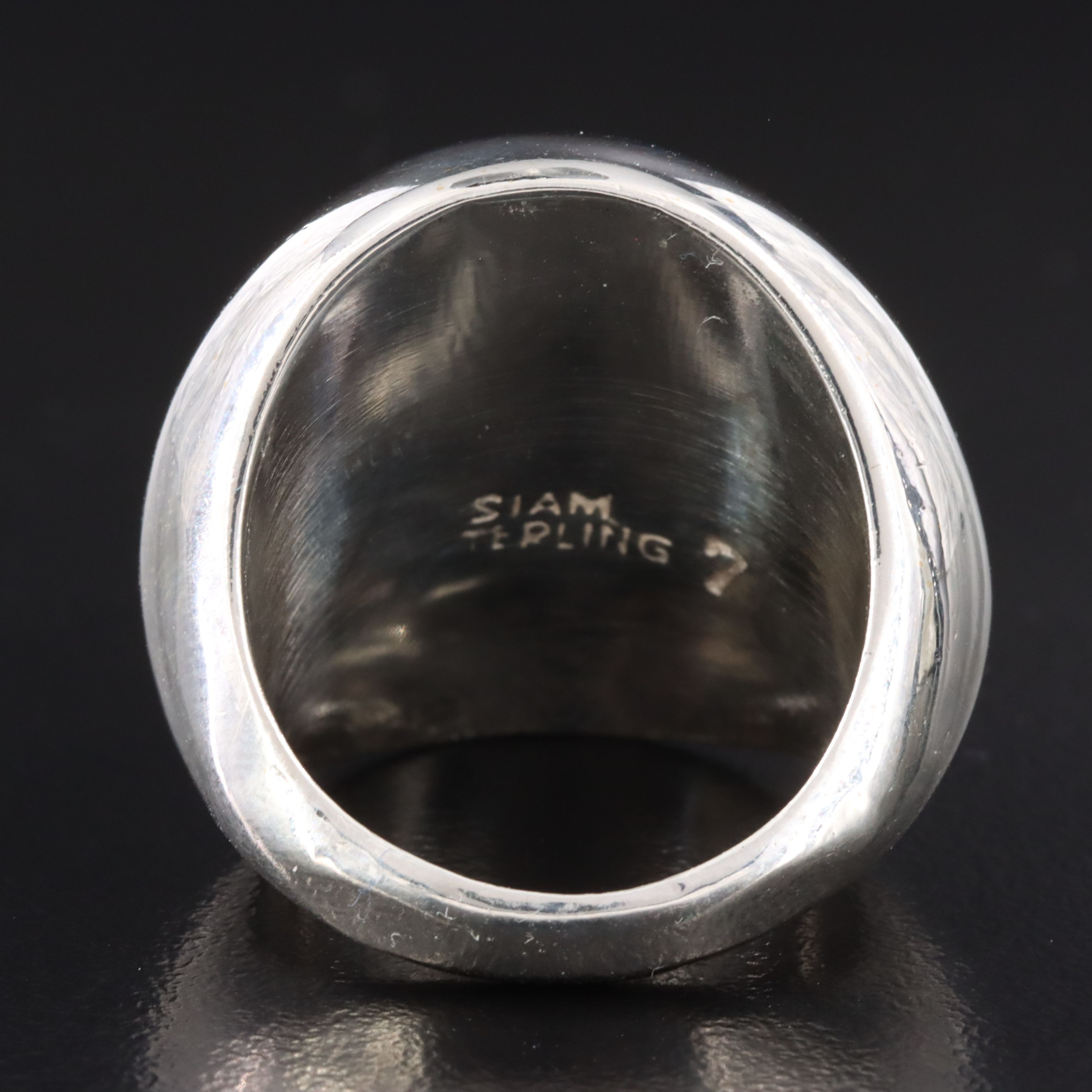 Vintage Thai Sterling Dome Ring