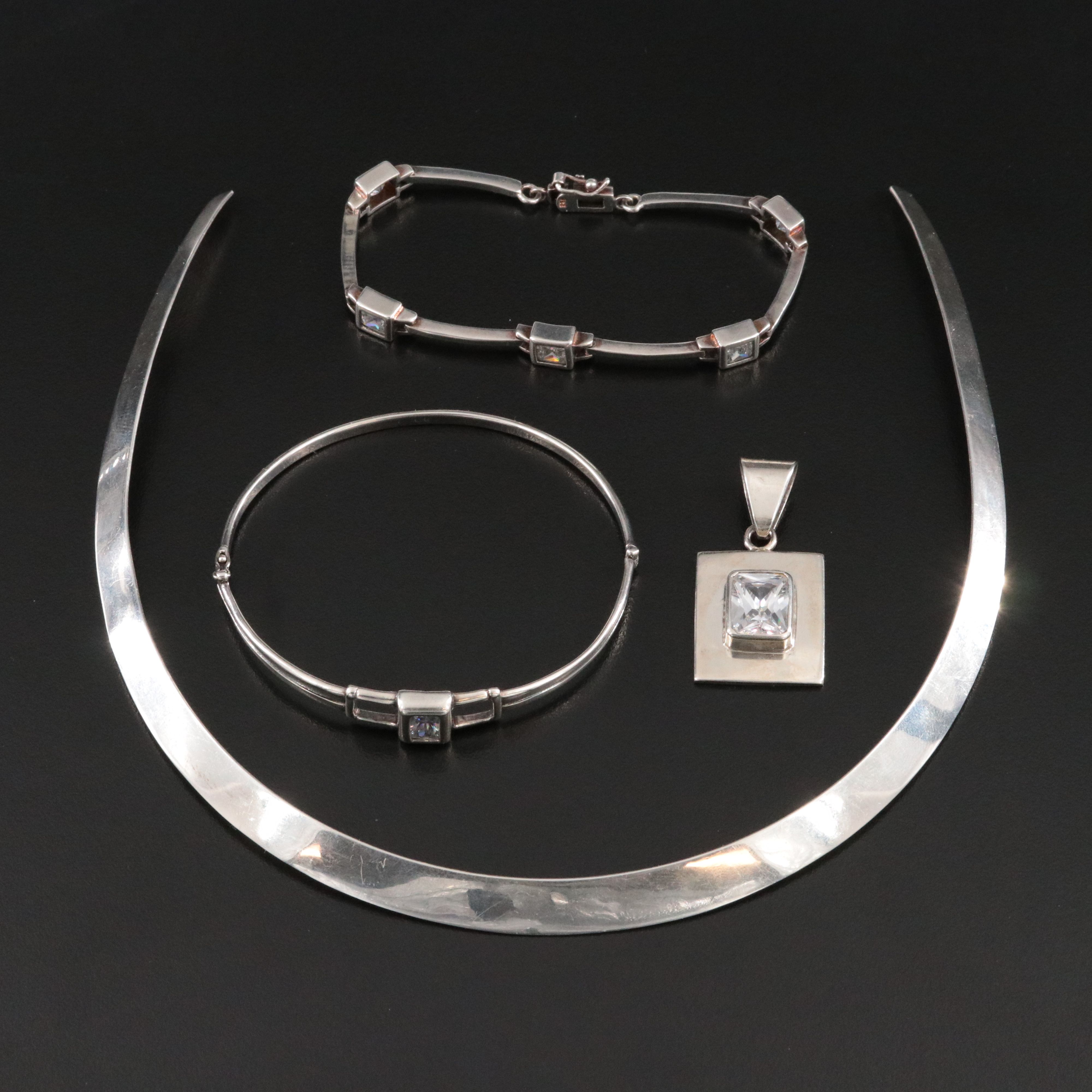 Sterling CZ Jewelry Collection Featuring