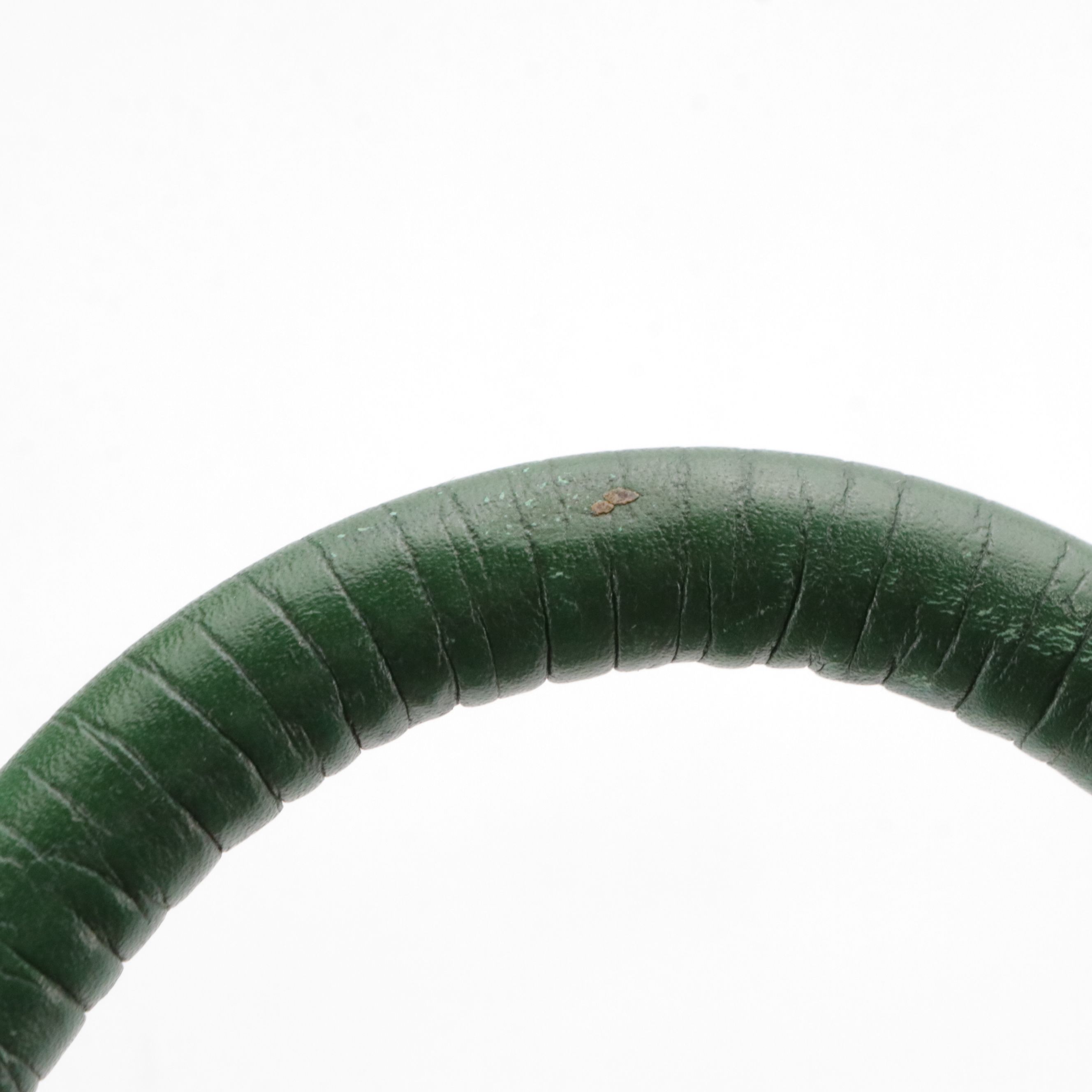 Gucci Tote in GG Supreme Canvas and Green Leather Trim