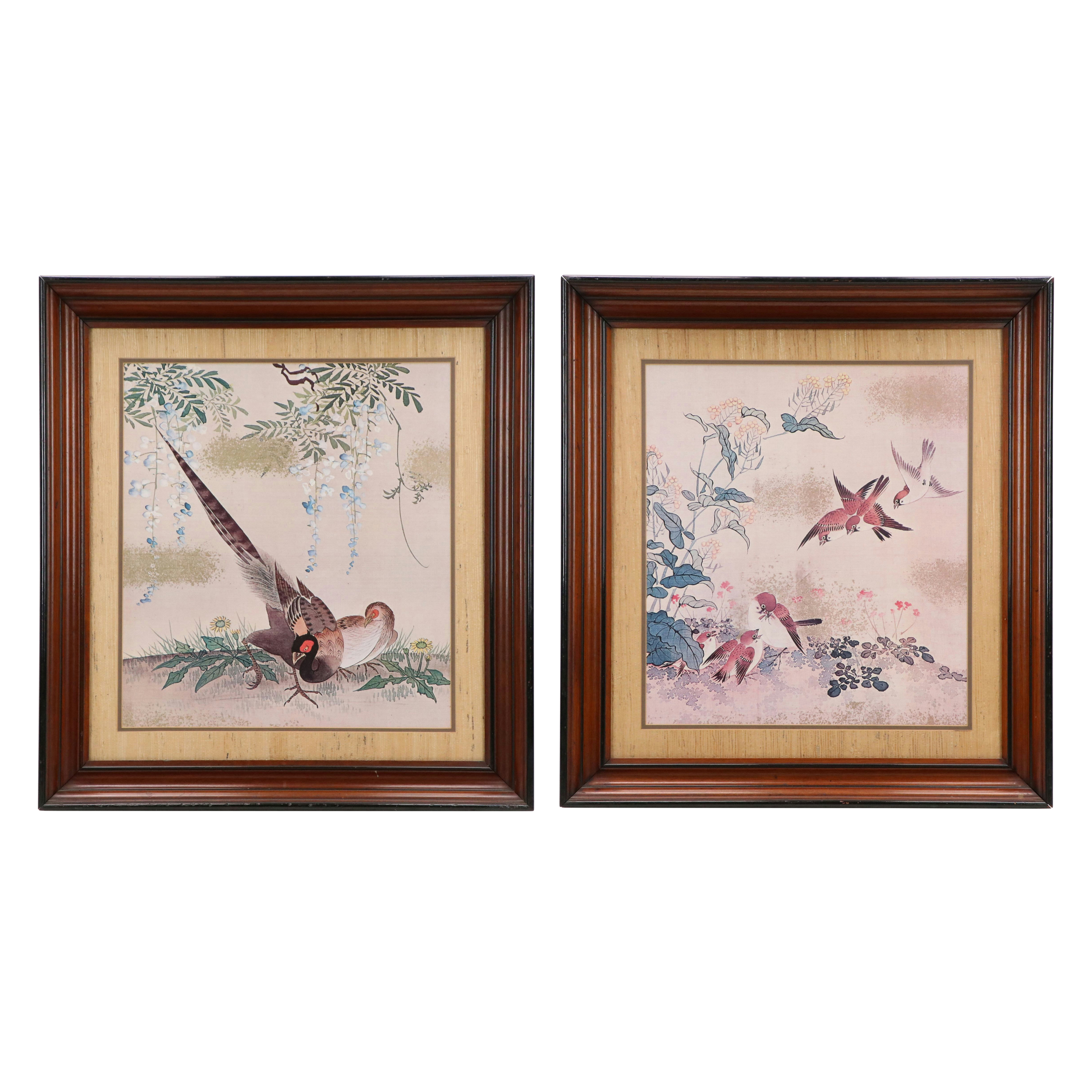 Japanese Kachō-ga Offset Lithographs