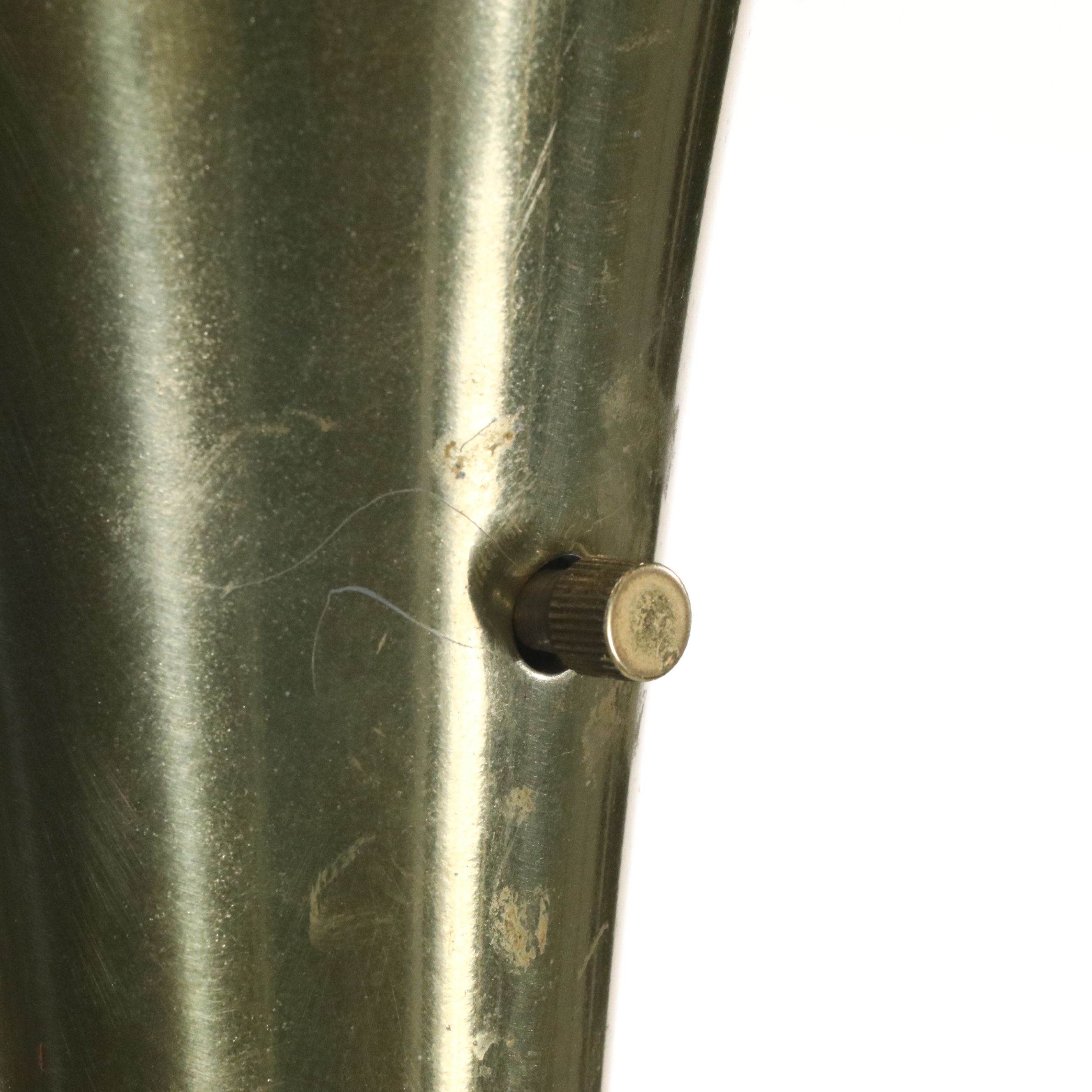 Laurel Lamp Co. Mid Century Modern Style Brass Finish Torchiere Floor Lamps